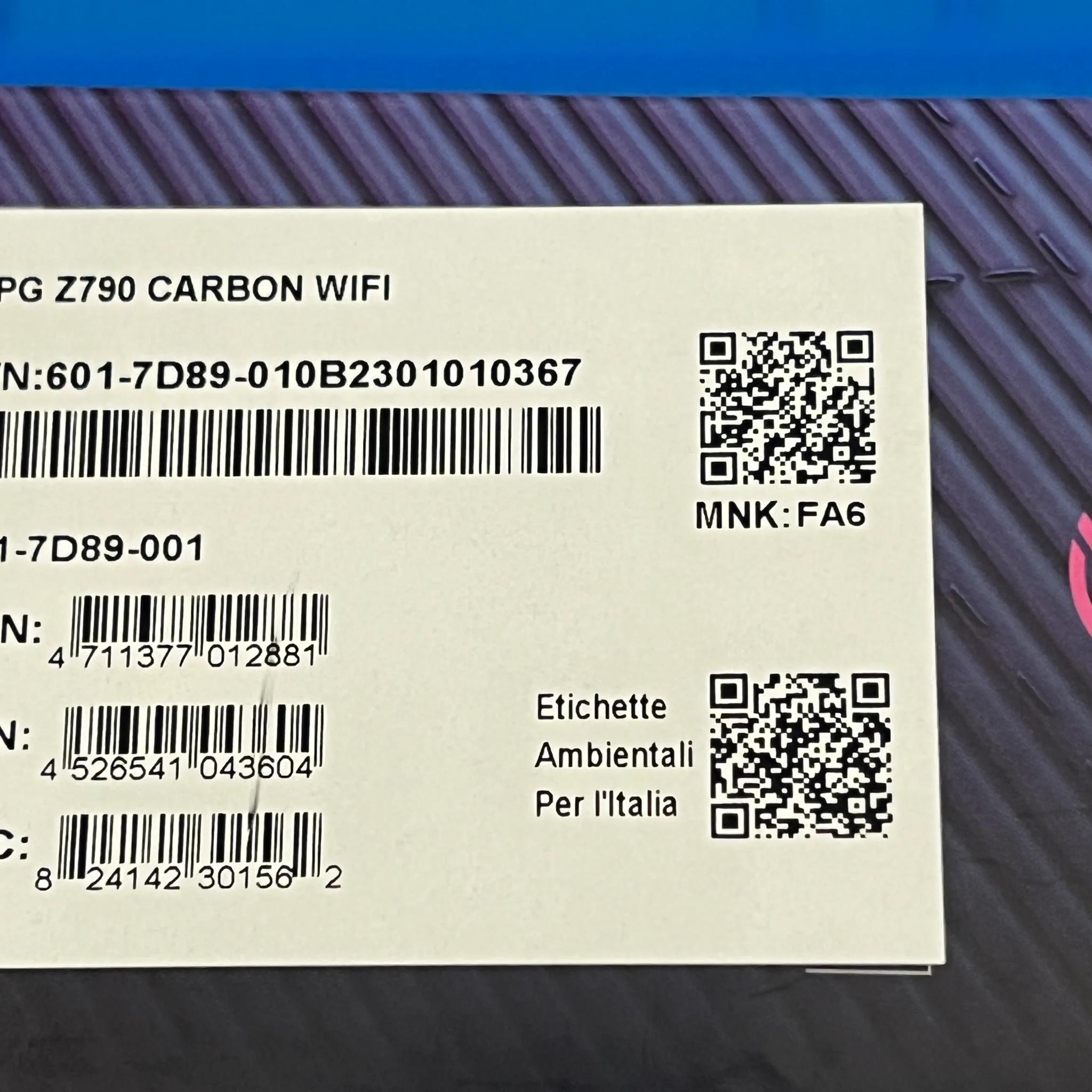 INTEL CORE I9-13900K W/ MSI MPG Z790 CARBON WIFI and INTEL CONTACT FRAME