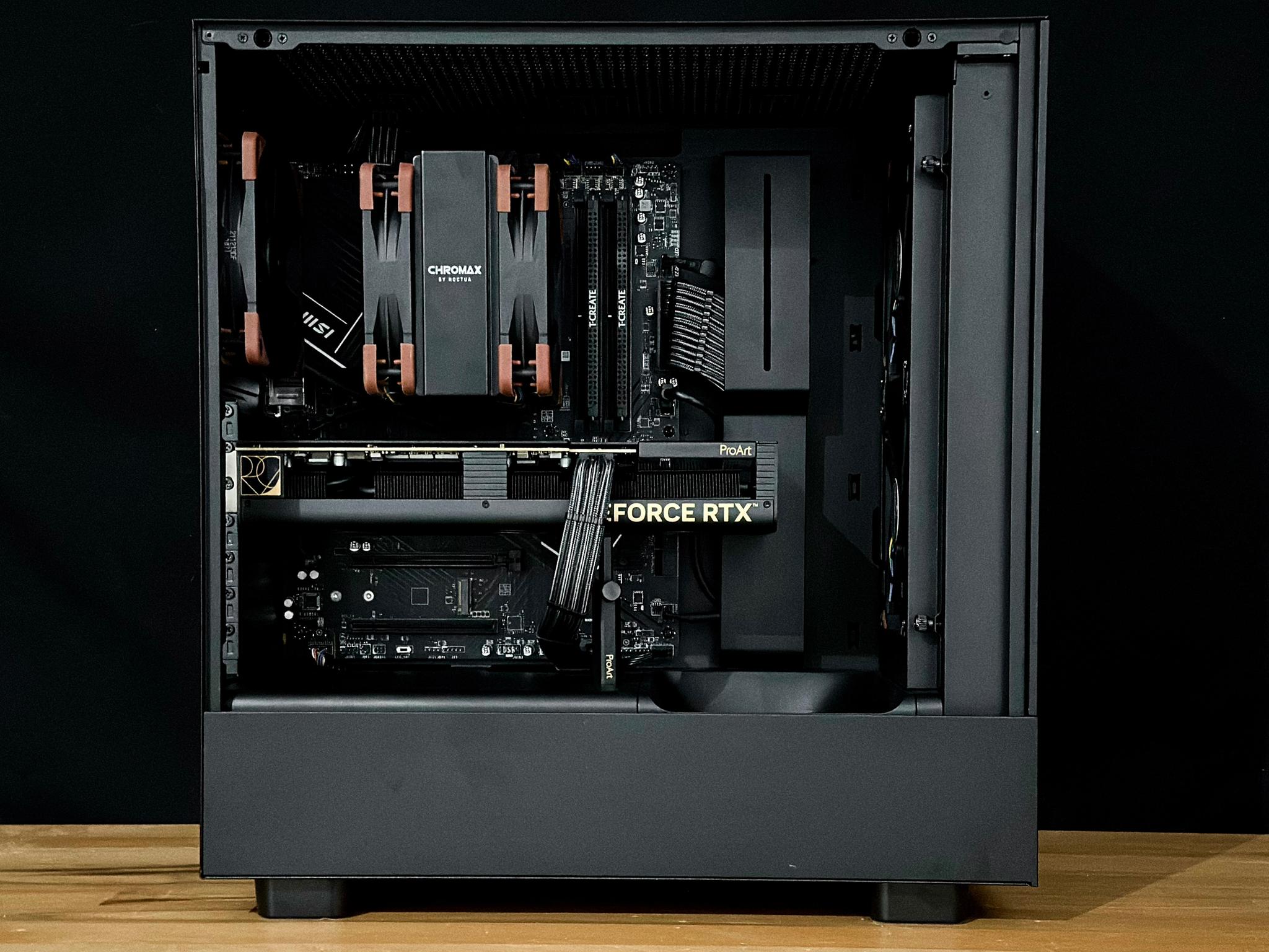 Nocturno | RTX 4070ti, Ryzen 9 7900x 64GB, 2TB , WiFi 6 Equipped Highend Gaming Pc
