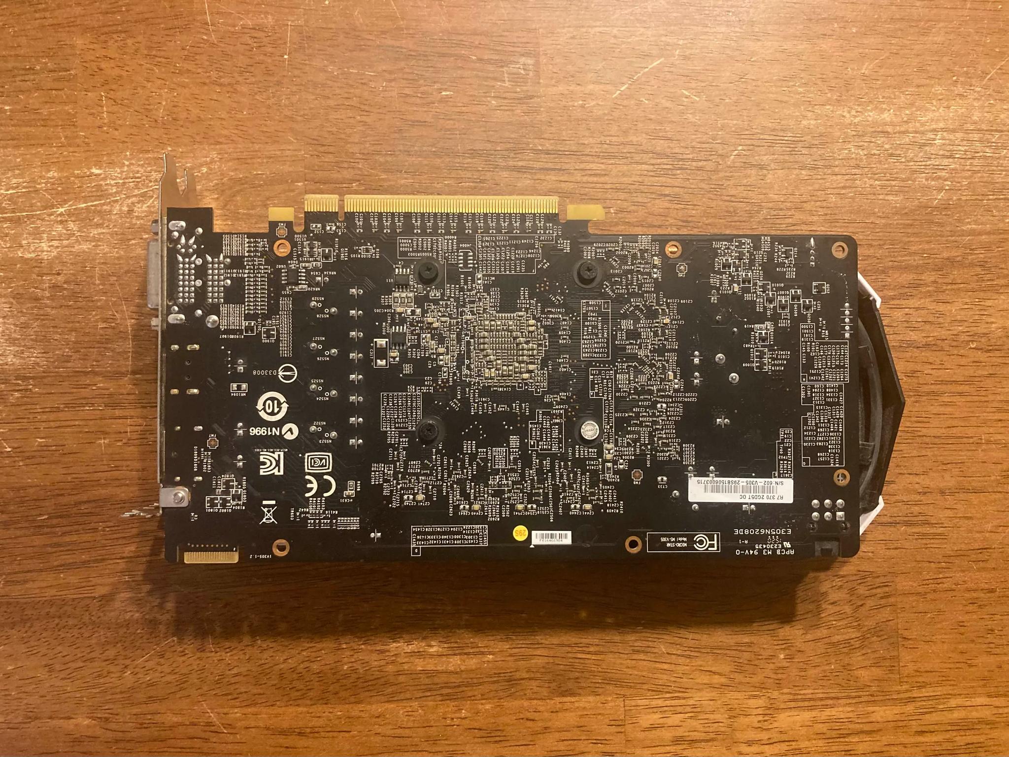 MSI R7 370 Armor 2X OC 2GB Graphics Card