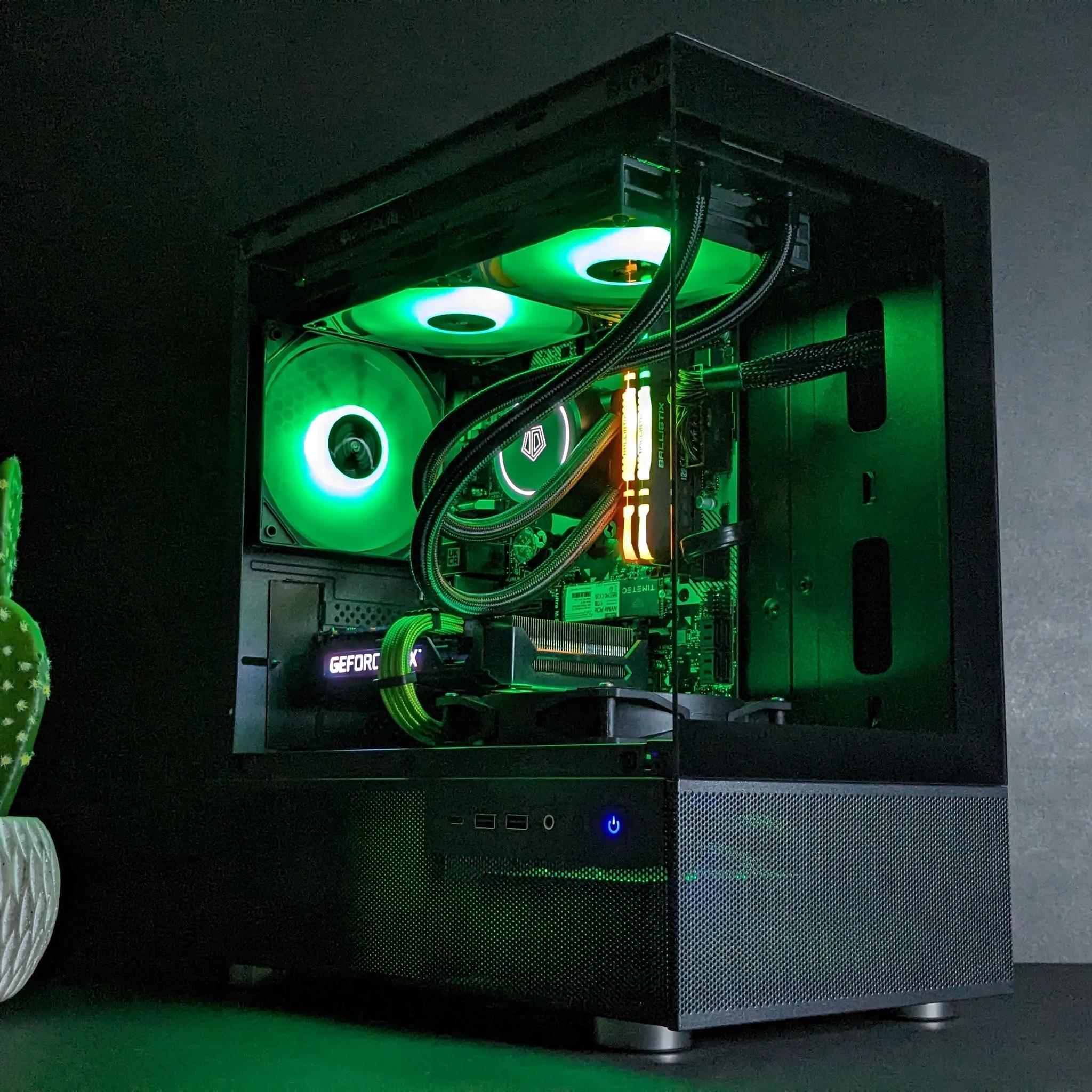 Liquid-Cooled Gaming PC⚫️ RTX 3060 12GB⚫️Ryzen 5 5500⚫️ 16GB RAM⚫️ 1TB M.2. NVMe SSD⚫️ Windows 11