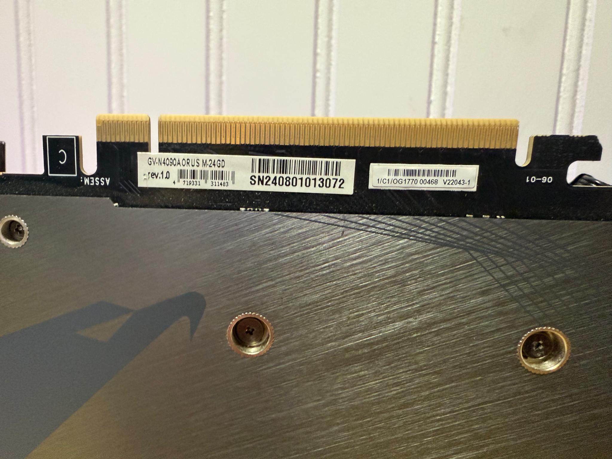 Gigabyte AORUS RTX 4090 ITS time for a change