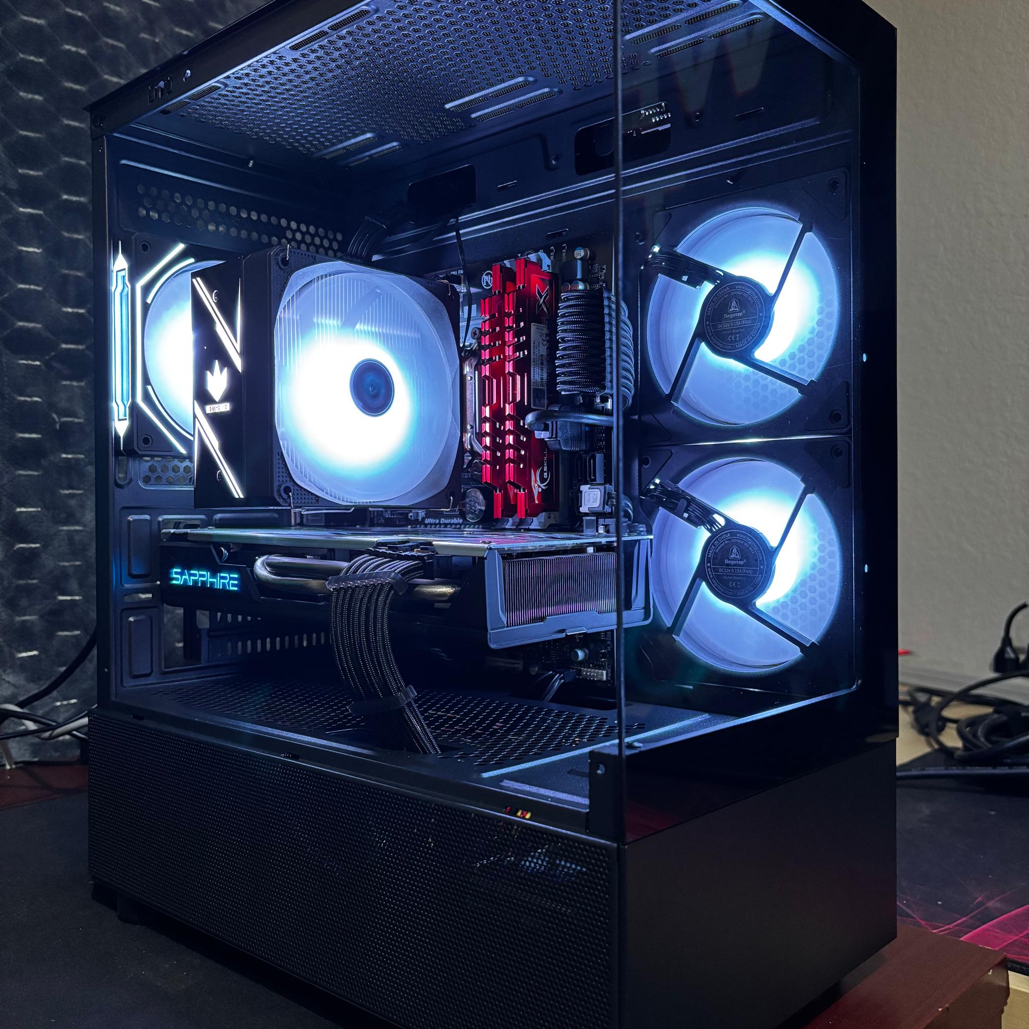 Beautiful Fish Tank Gaming PC | RX 570 8GB + i7 | WiFi