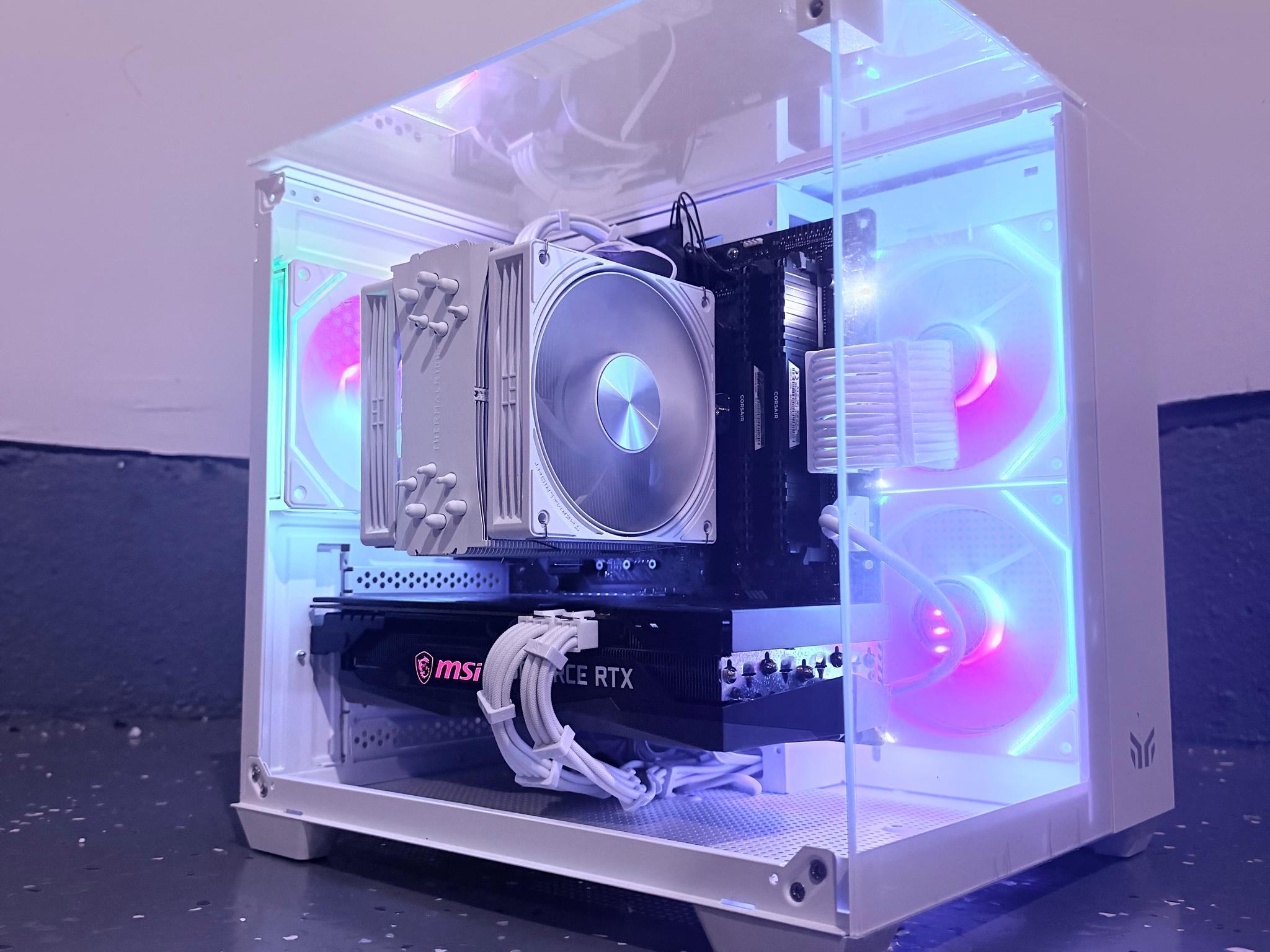 🌈"Glacial Frost"❄️ | 1440p Gaming | RTX 3060 Ti | Ryzen 7 3800X | 32GB Ram | 1TB SSD | Free Ship