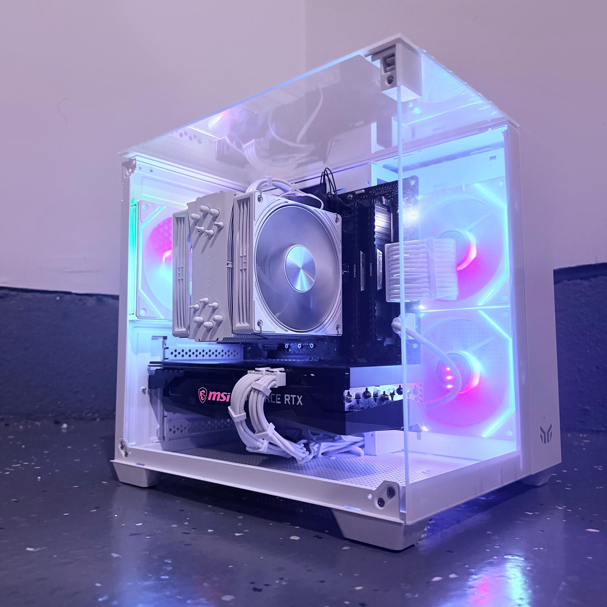 🌈"Glacial Frost"❄️ | 1440p Gaming | RTX 3060 Ti | iRyzen 7 3800X | 32GB Ram | 1TB SSD | Free Ship