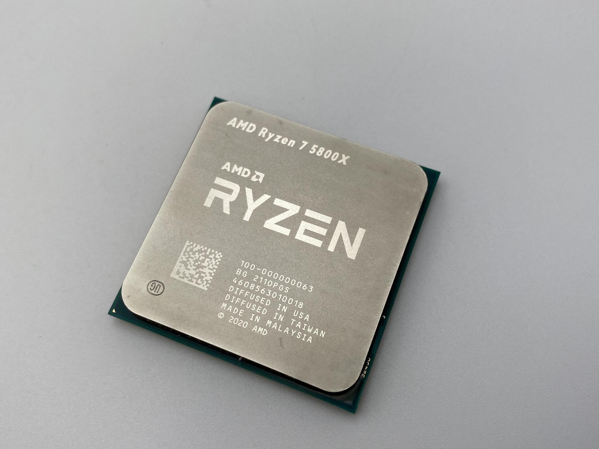 AMD Ryzen 7 5800X 8-core, 16-Thread Unlocked Desktop Processor