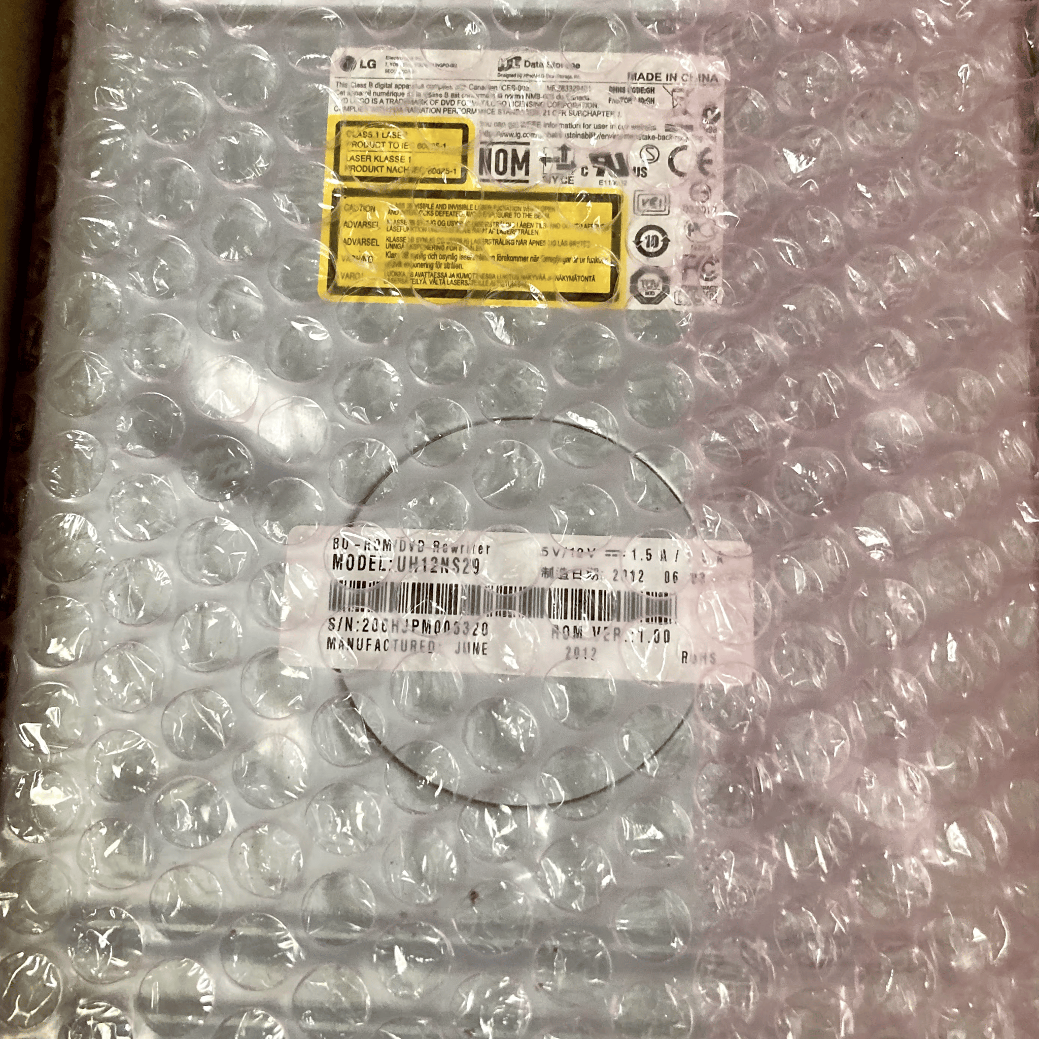 LG Blu-ray Reader/Writer