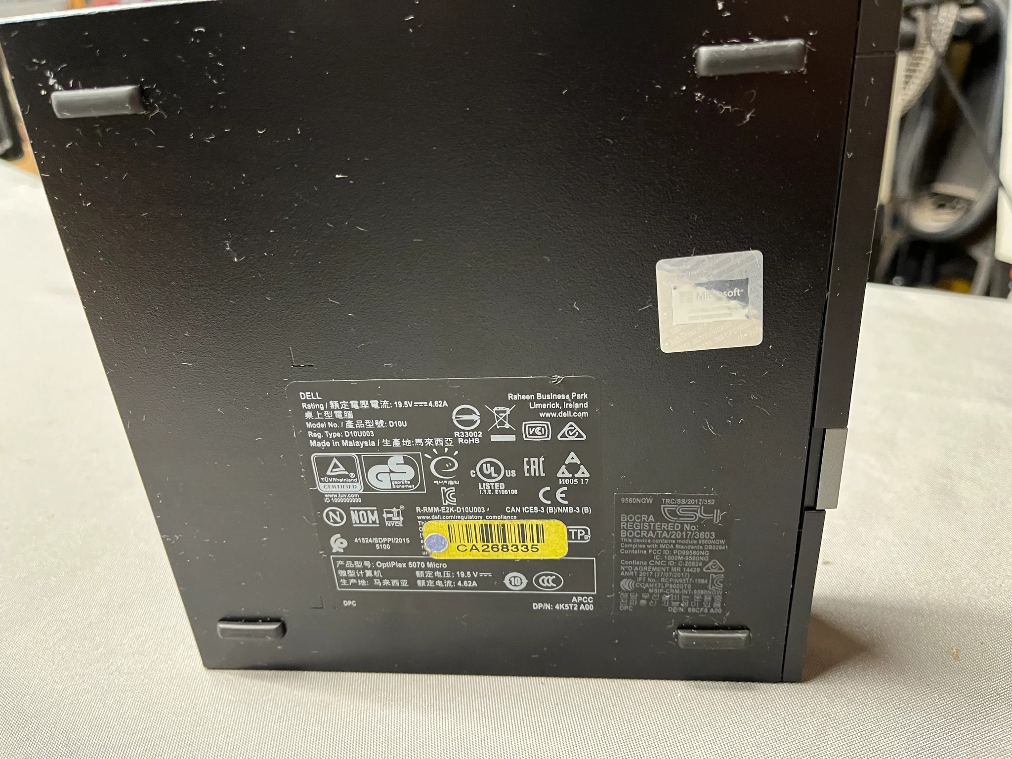 Dell OptiPlex 5070 Micro, Intel Core i5-8500T, 16GB RAM, 256GB SSD - Windows 11 Enterprise w/ AC