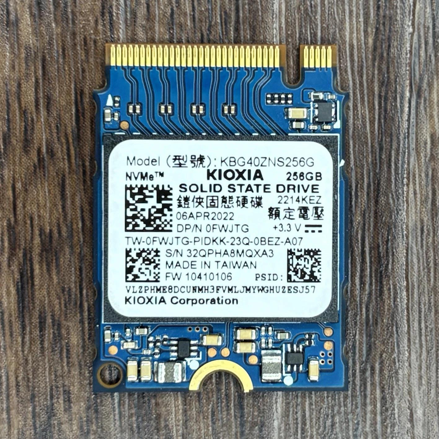 Kioxia 256GB PCIe NVMe Laptop Desktop SSD Solid State Drive