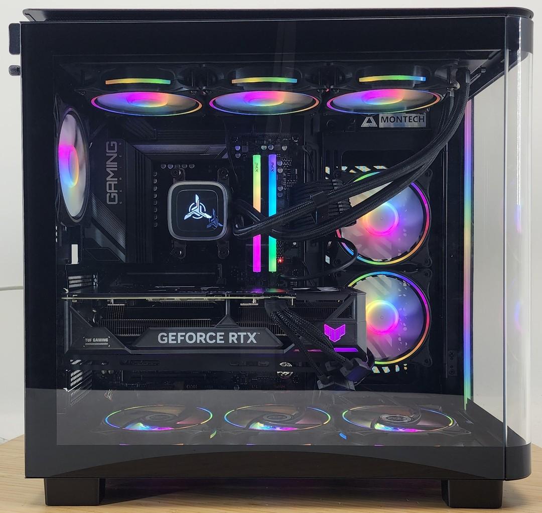 Gaming PC Ryzen 7 7800X3D 32GB RAM 1TB SSD RTX 4070 Ti 12GB Windows 11 Computer