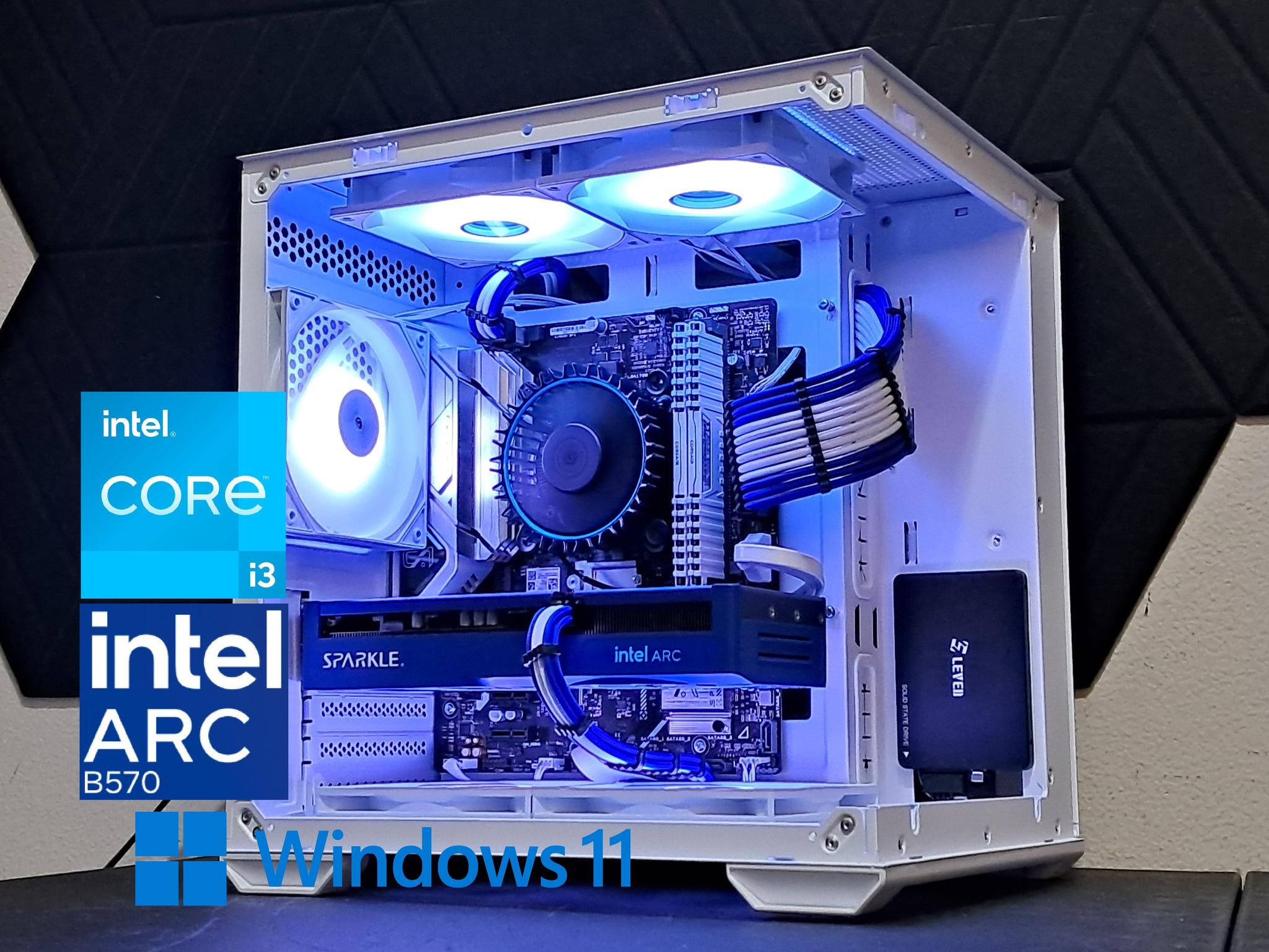 🔵True Blue Intel Gamer!🔵Arc B570 10GB | 1.25TB SSD | 16GB Corsair DDR4 | WiFi!