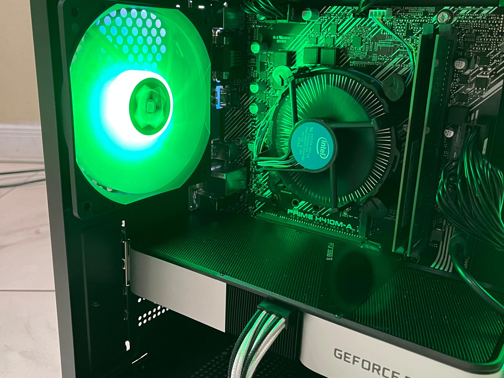 🟠🔥NVIDIA RTX 3060 Ti, Intel i5-10400, 16GB RAM, 1TB SSD, High Performance RGB Gaming PC w/ Remote