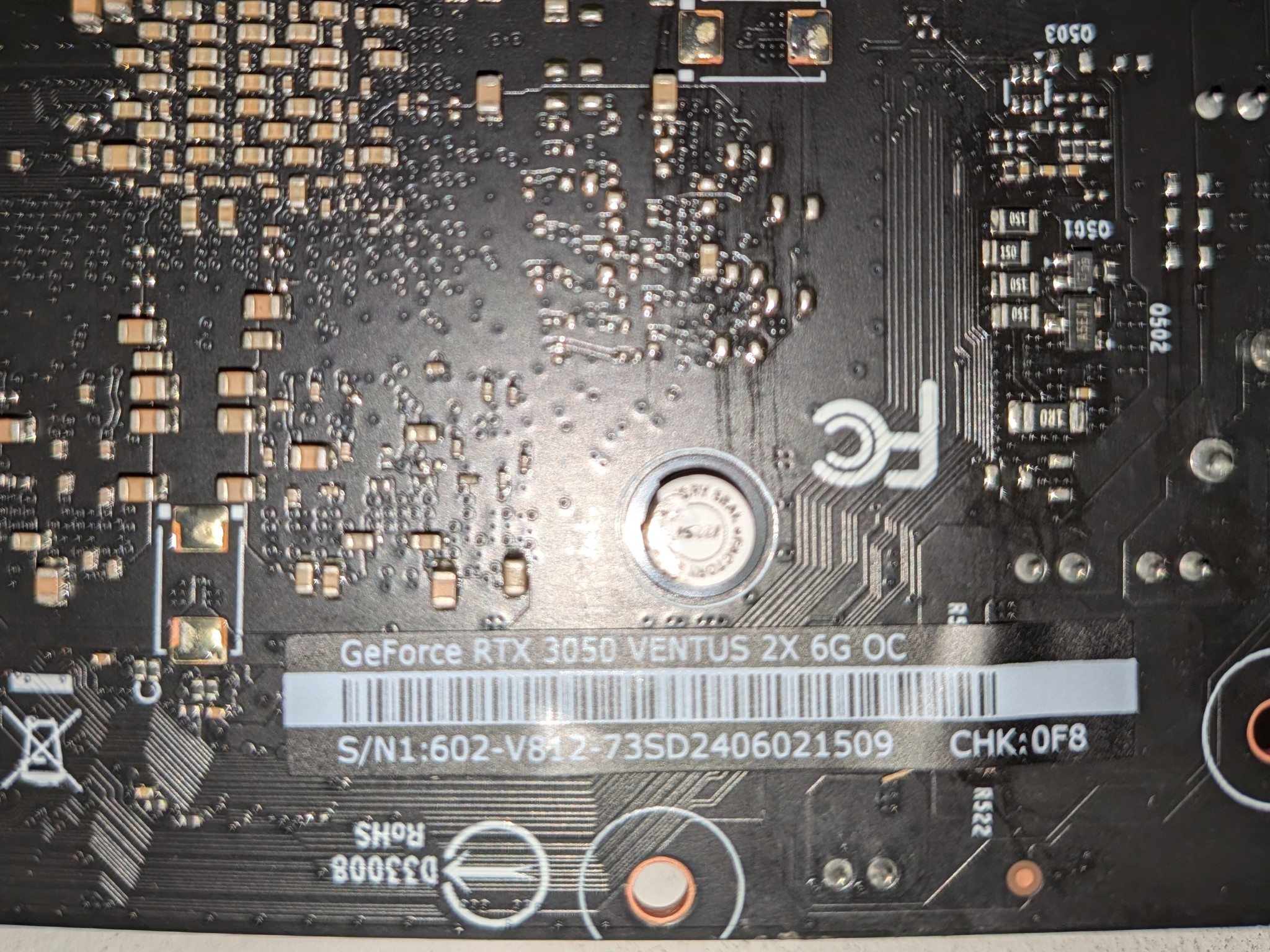 MSI VENTUS 2X GeForce RTX 3050 6GB OC