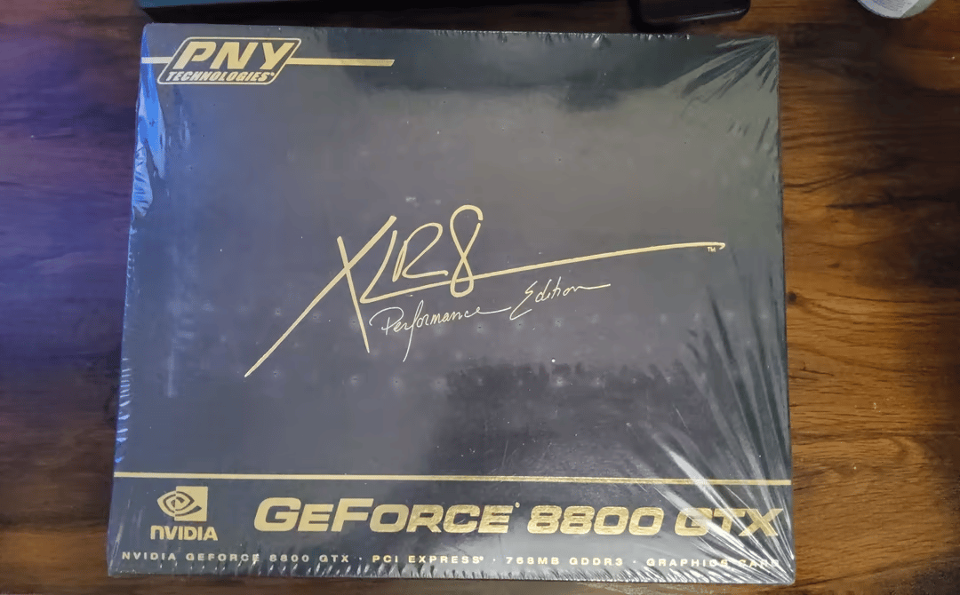 BNIB PNY GeForce 8800 GTX x2 (Still in Plastic Wrap)