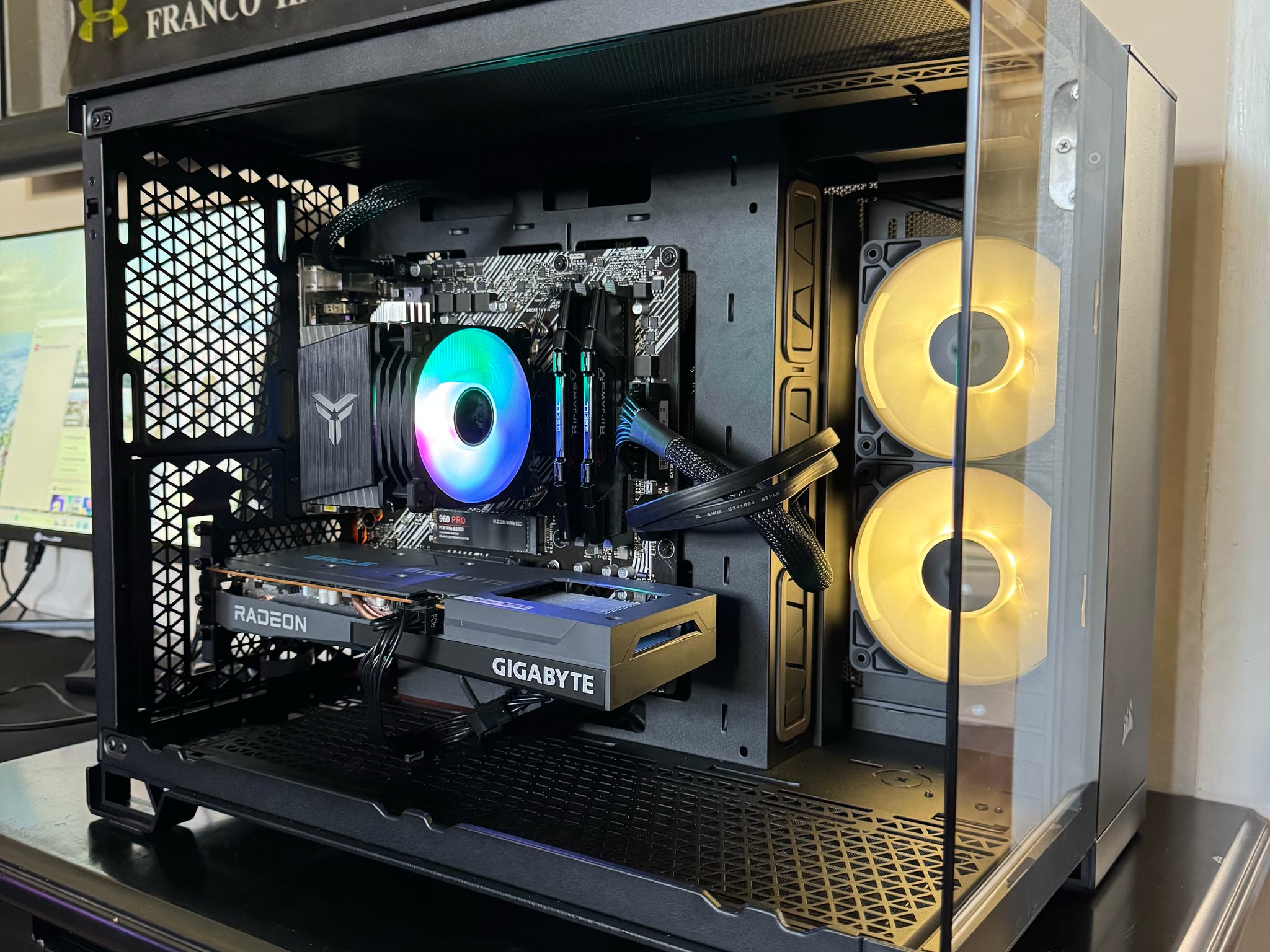 Ryzen 5 Gaming PC – RX 6600, 16GB RAM, 1TB NVMe, WiFi Motherboard