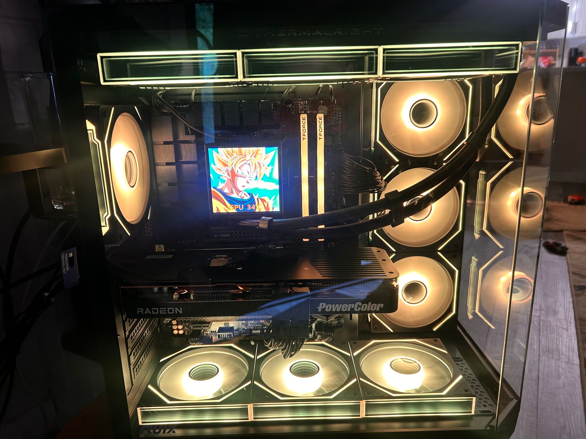 Custom RGB Gaming PC - Ryzen 7 9800x3d, Power Color Reaper Radeon RX 9070 XT, 16GB DDR5 RAM...
