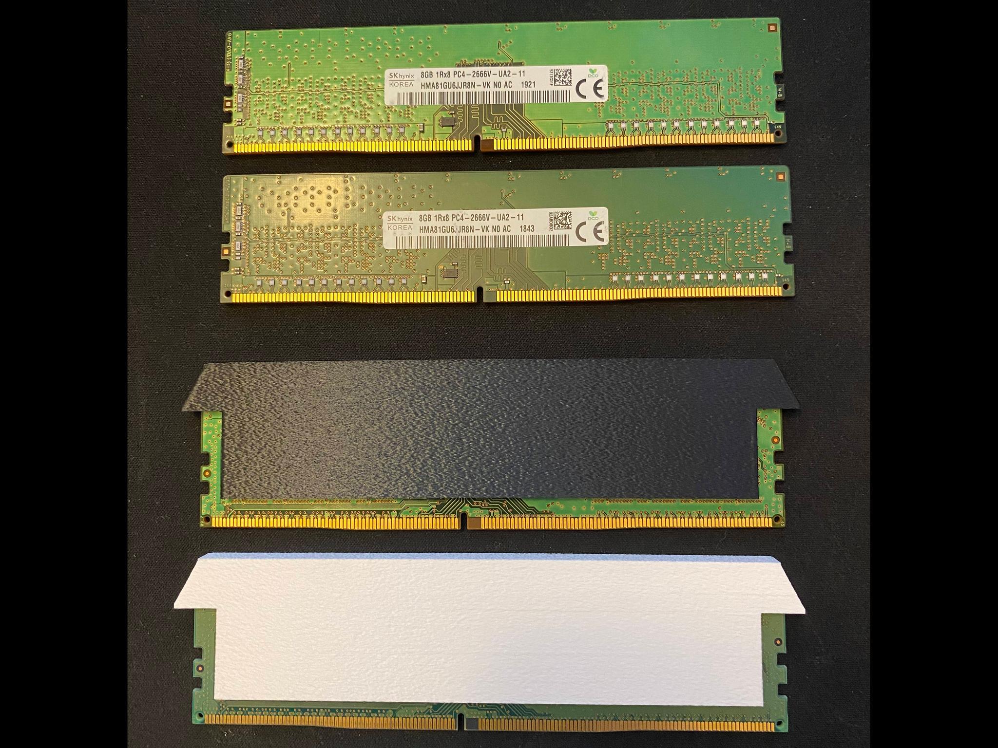 SK Hynix 16GB DDR4 Memory 2x8GB 2666MT/s w/ 3D-Printed Cover