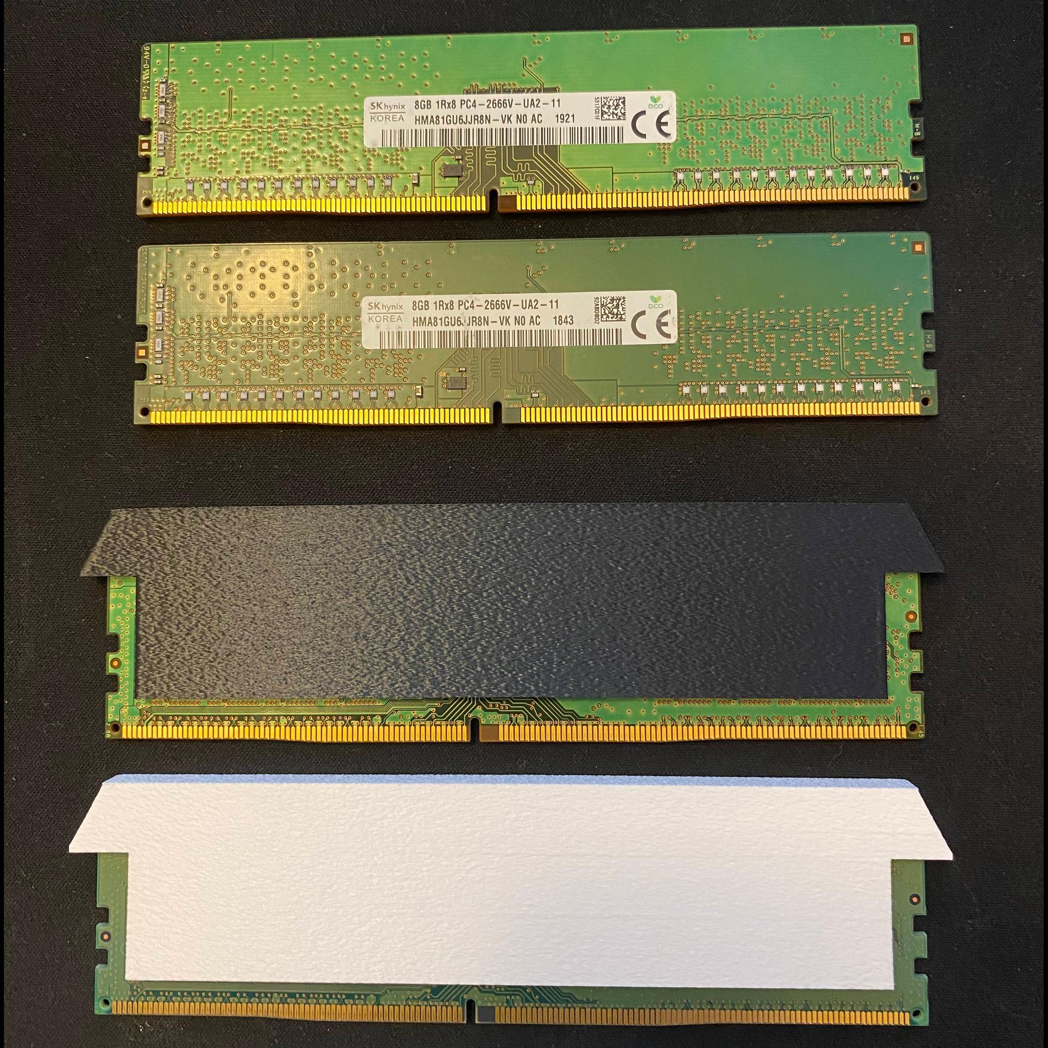 SK Hynix 16GB DDR4 Memory 2x8GB 2666MT/s w/ 3D-Printed Cover