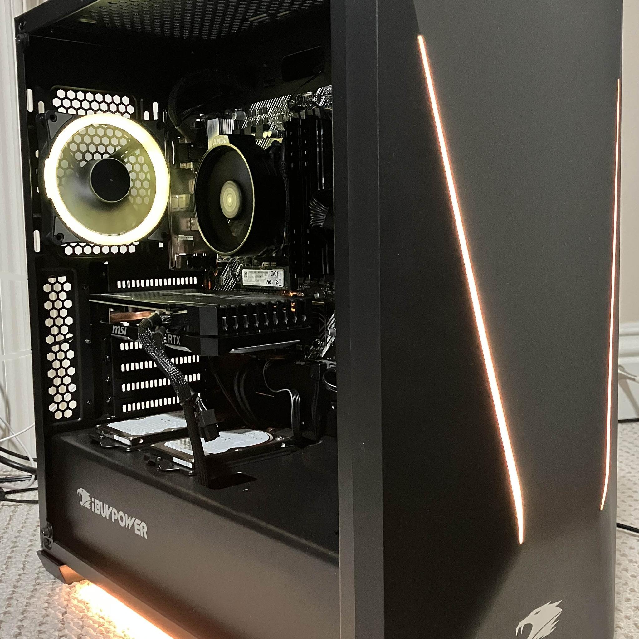 Budget RTX AM4 Gaming PC (RTX 2060 OC, Ryzen 5, 16GB RAM)