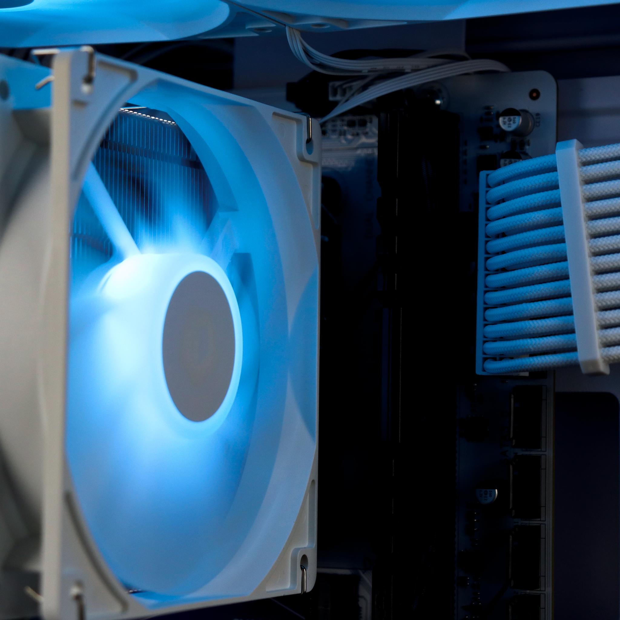 🧊❄️🧊 White Gaming PC – RTX 3070, Ryzen 7 3700X, 16GB RAM, 1TB NVMe SSD - WiFi, BlueTooth🧊❄️🧊
