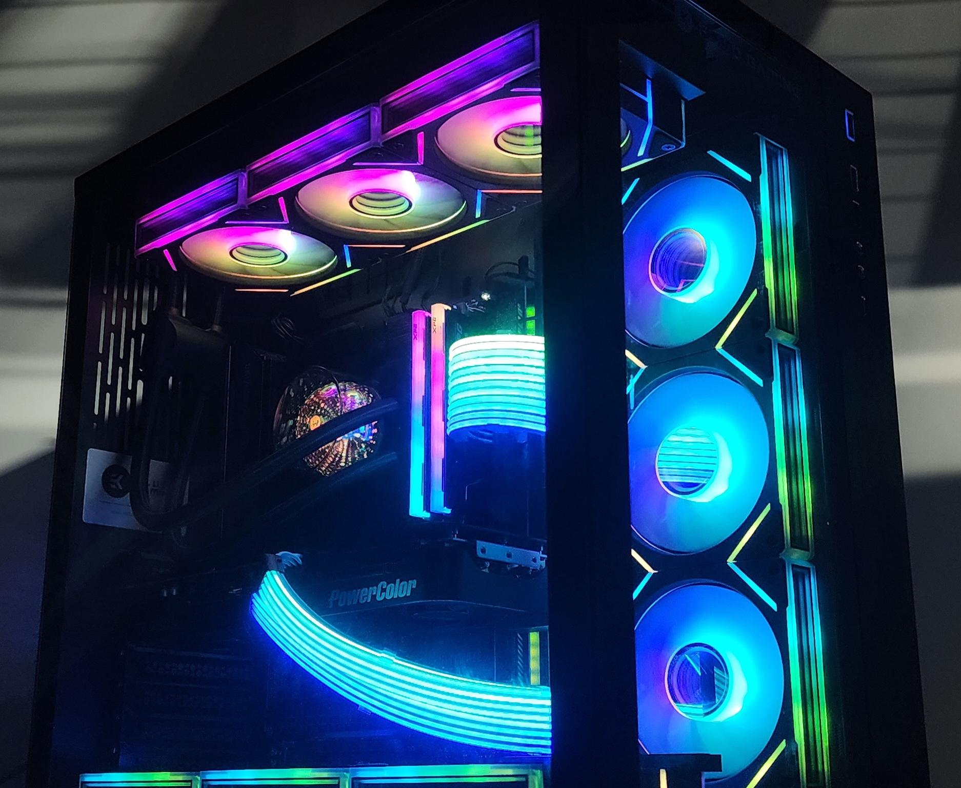 Gaming PC i7-14700KF 32GB RAM 1TB SSD RX 9070 XT 16GB Windows 11 Computer