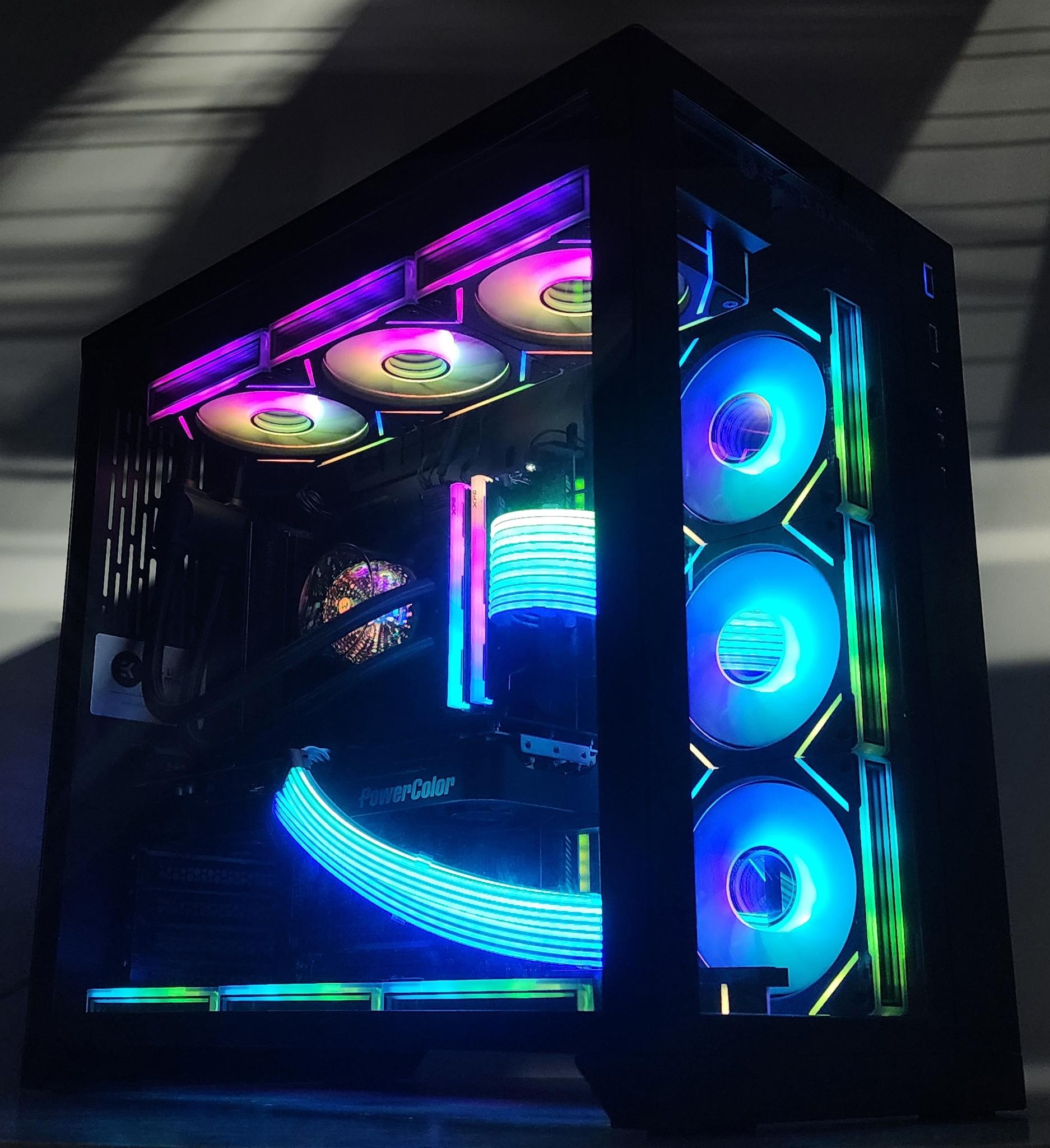 Gaming PC i7-14700KF 32GB RAM 1TB SSD RX 9070 XT 16GB Windows 11 Computer