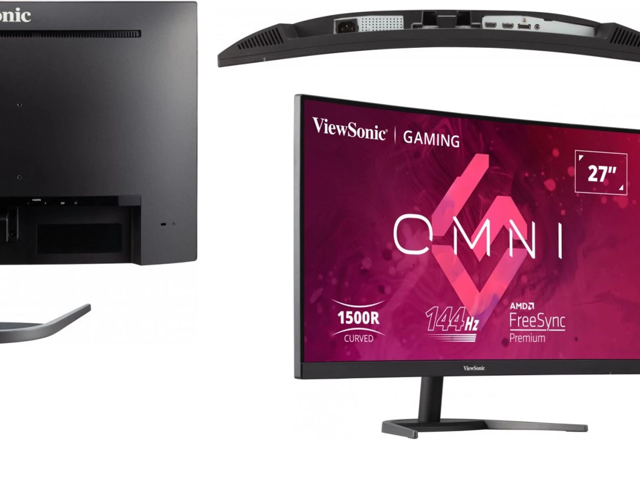 ViewSonic VX2768-2KPC-mhd 27” 1440p 144Hz Curved Monitor, VA panel [USED, GREAT WORKING CONDITION]