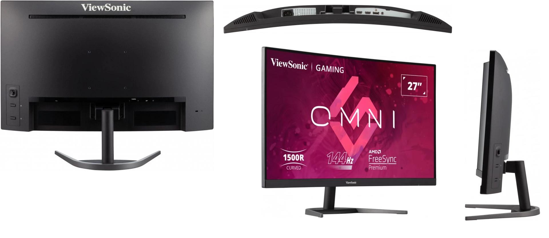 ViewSonic VX2768-2KPC-mhd 27” 1440p 144Hz Curved Monitor, VA panel [USED, GREAT WORKING CONDITION]