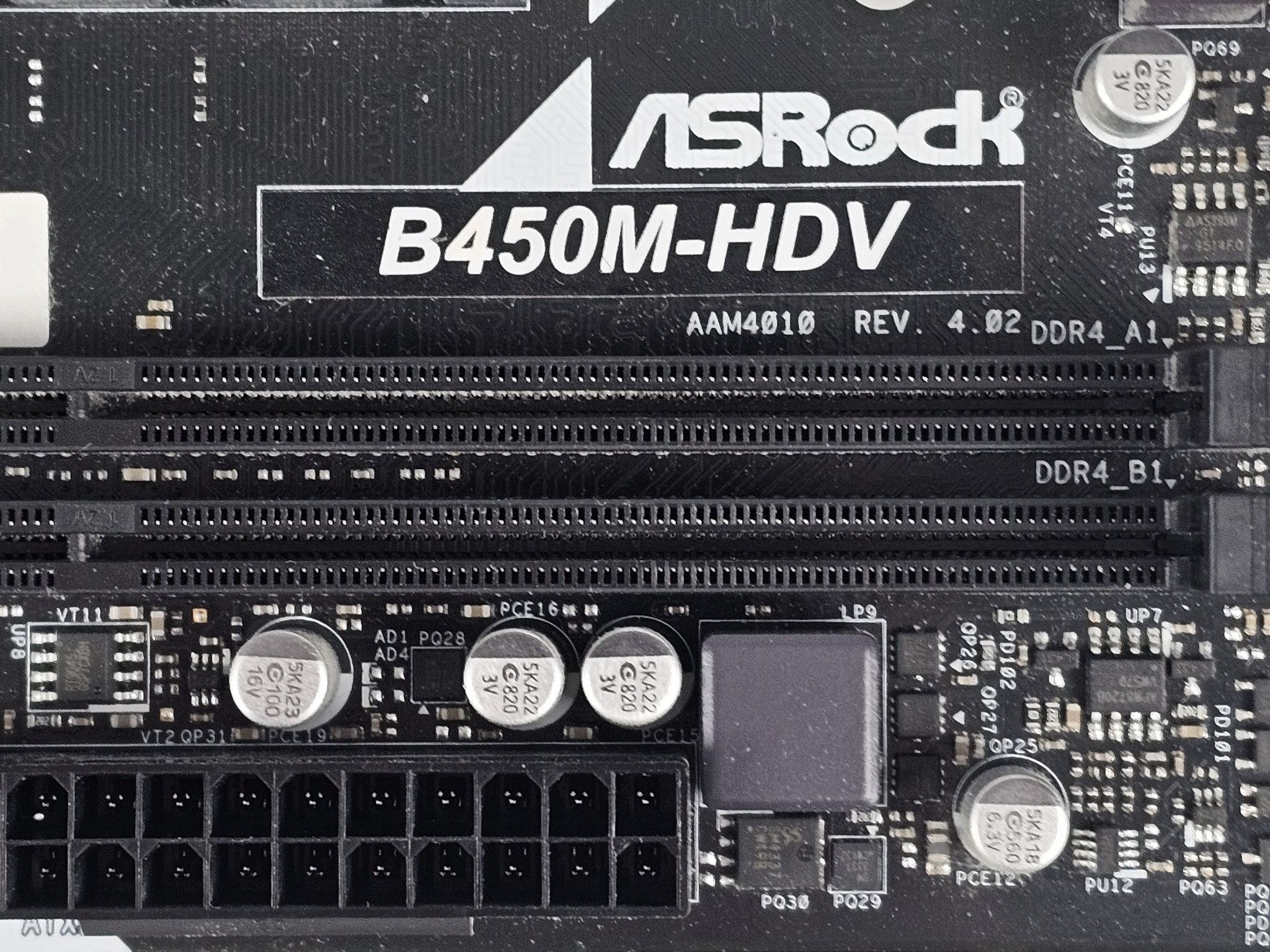 ASRock B450M-HDV AMD AM4 DDR4 mATX Motherboard