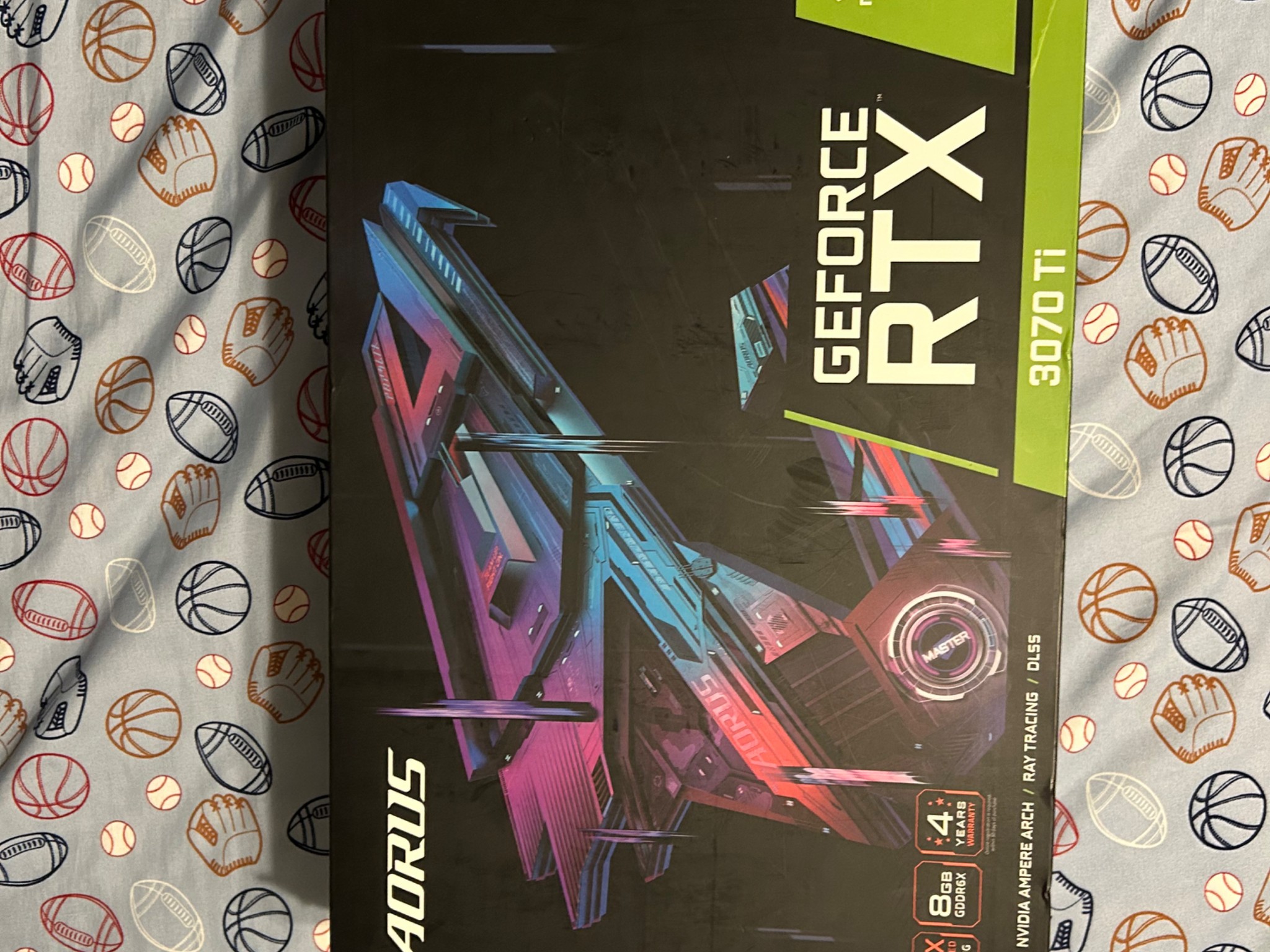 Auros 3070 TI 8GB LCD Screen