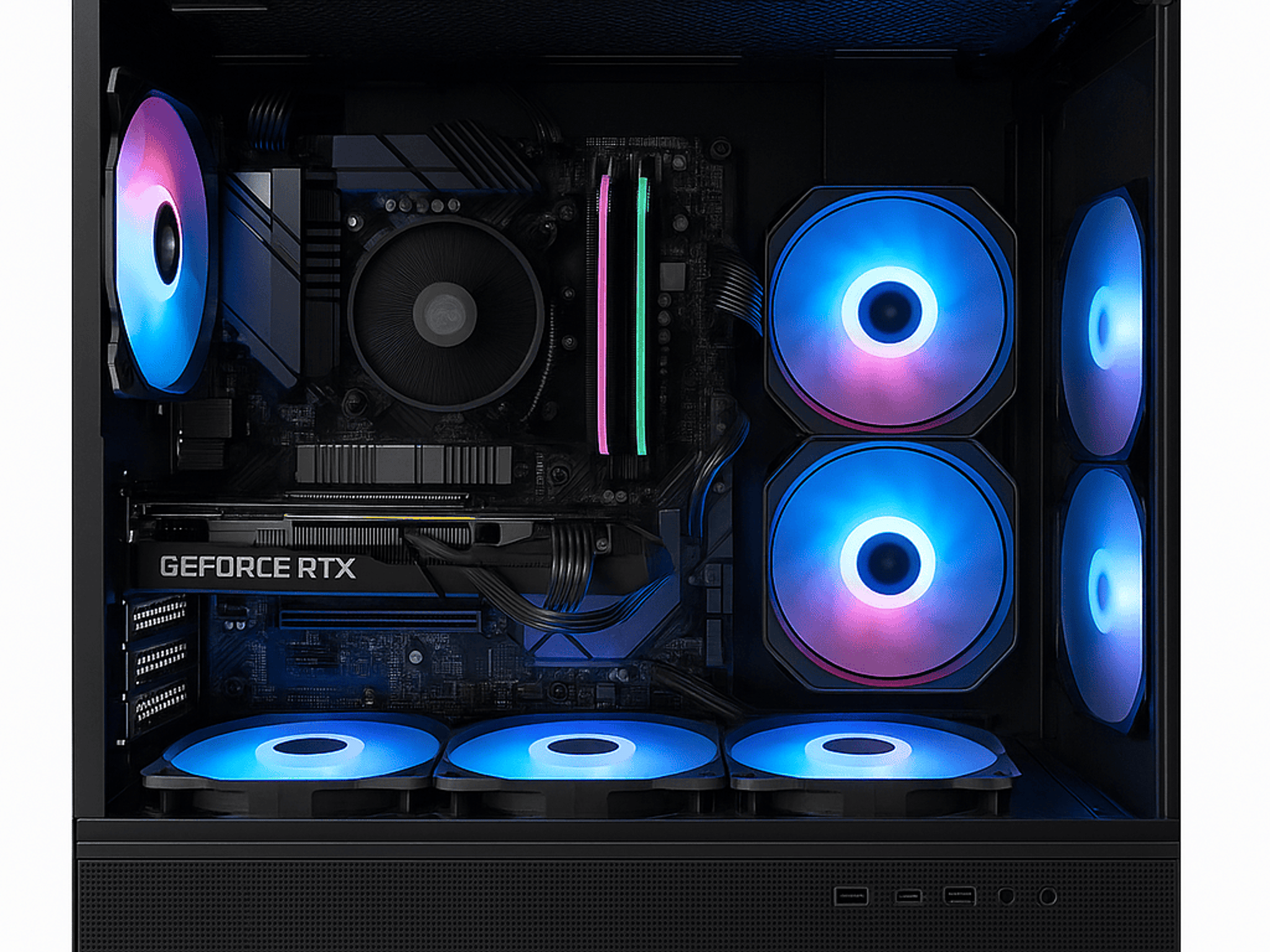 BRAND NEW PC RTX 5060 AMD Ryzen 5 5500 32 GB DDR4 RAM 1TB SSD PCIe Gen4 NVMe M.2