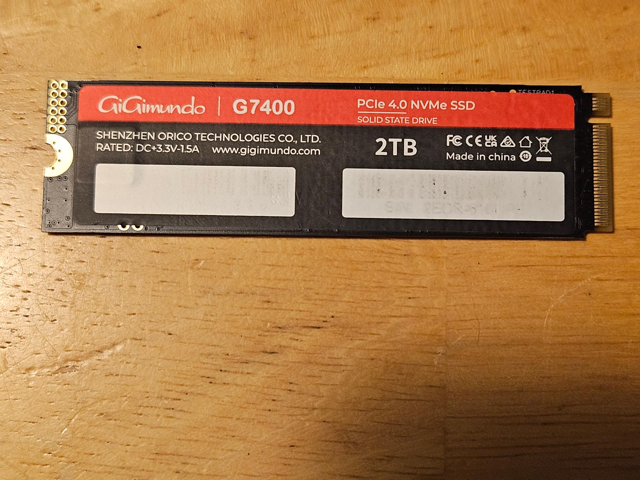 GiGimundo  G7400 2TB NVME SSD