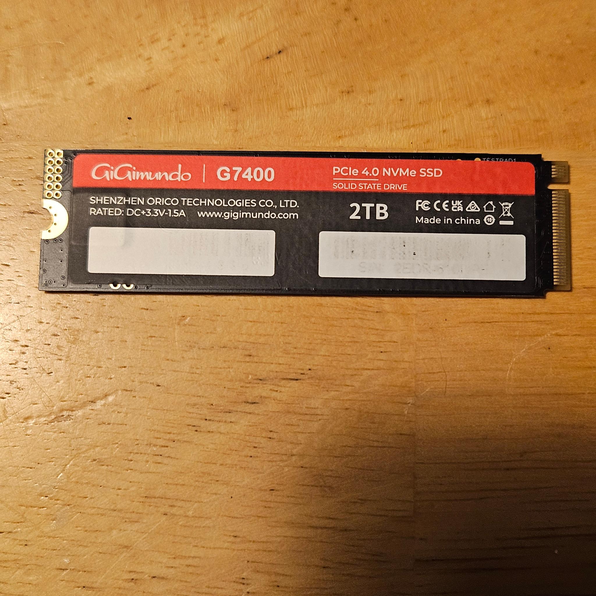 GiGimundo  G7400 2TB NVME SSD