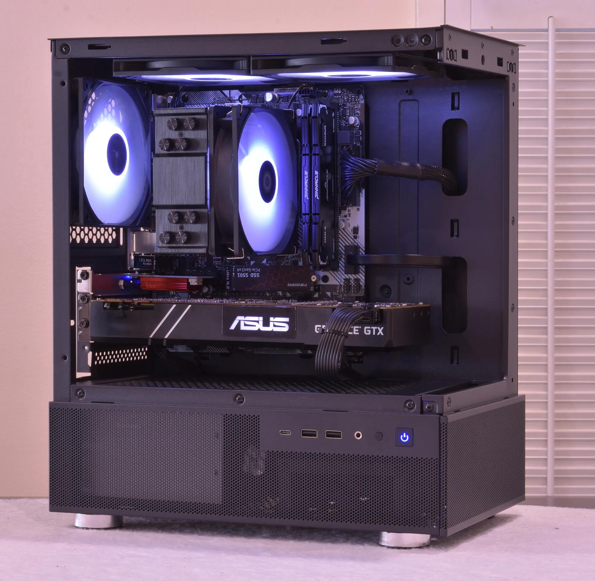 💸Budget Gamer💸 Ryzen 5 3600 | GTX 1080ti 11GB | 16GB DDR4 | 1TB nVME SSD | RGB | Black Win11+Wifi