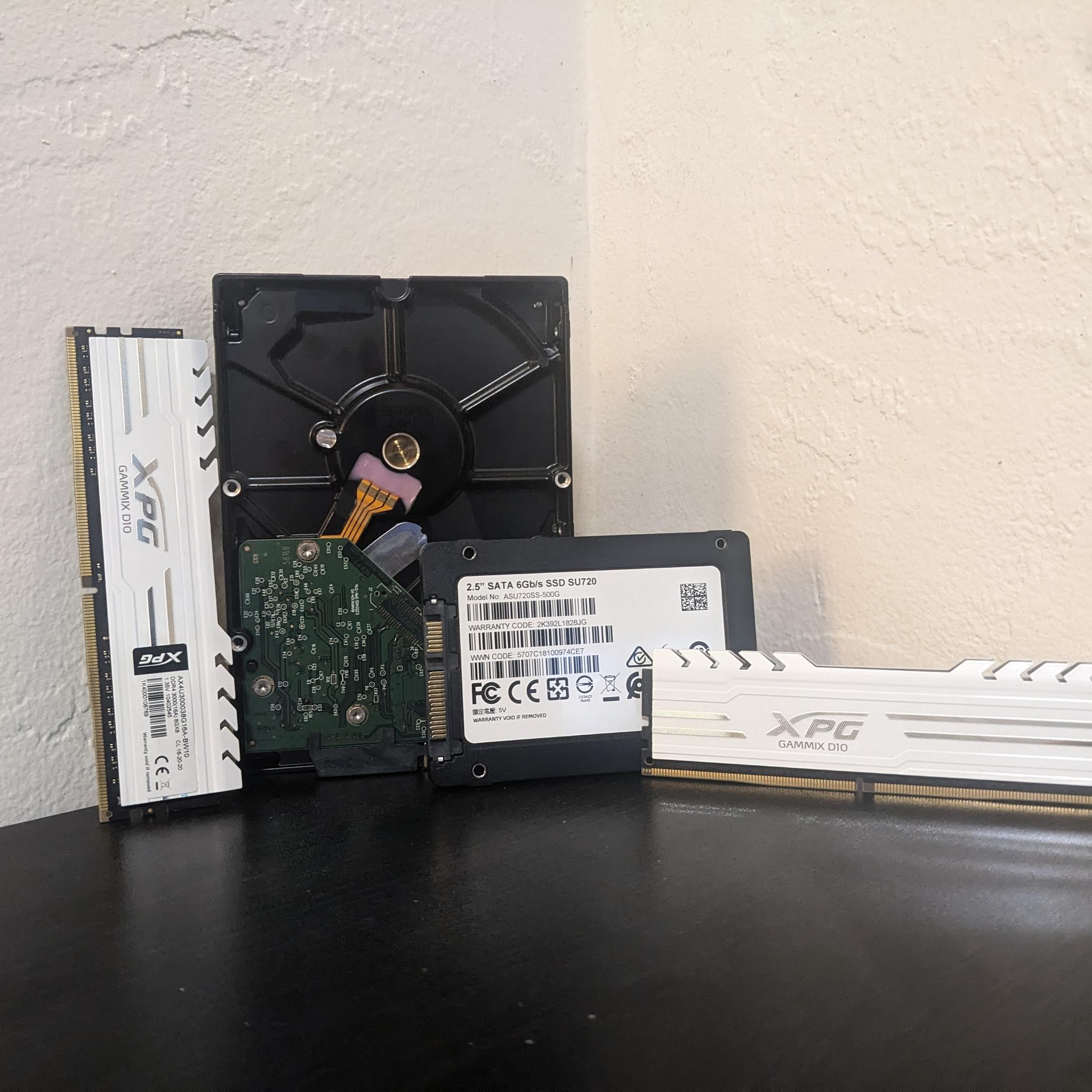 Ram and storage bundle
