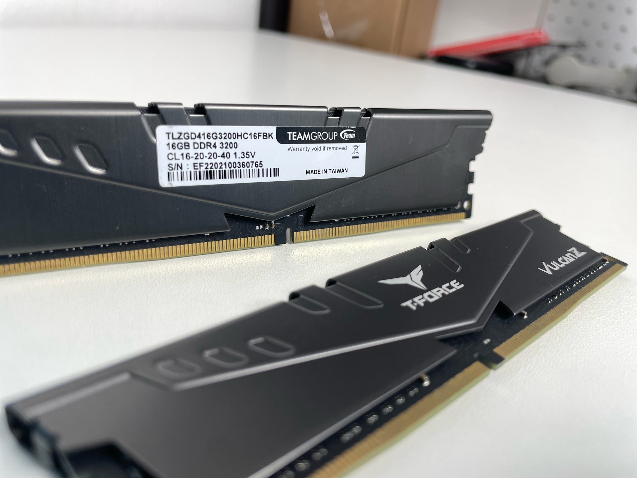 💾 Team T-Force Vulcan Z 32GB (2x16GB) DDR4 3200MHz CL16 RAM Kit