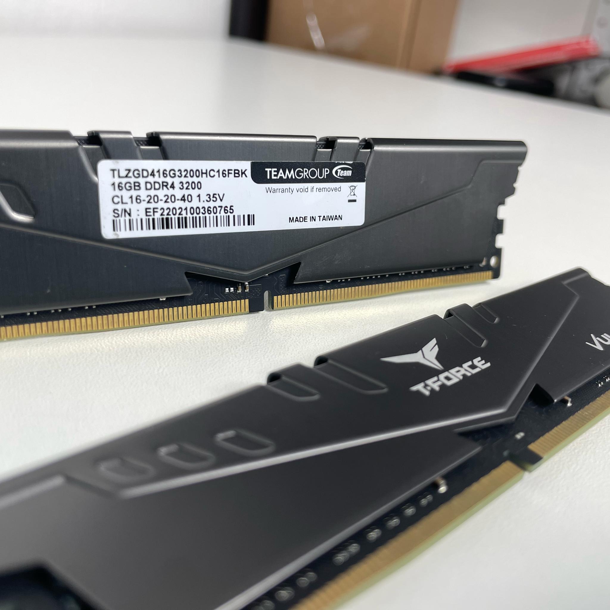 💾 Team T-Force Vulcan Z 32GB (2x16GB) DDR4 3200MHz CL16 RAM Kit
