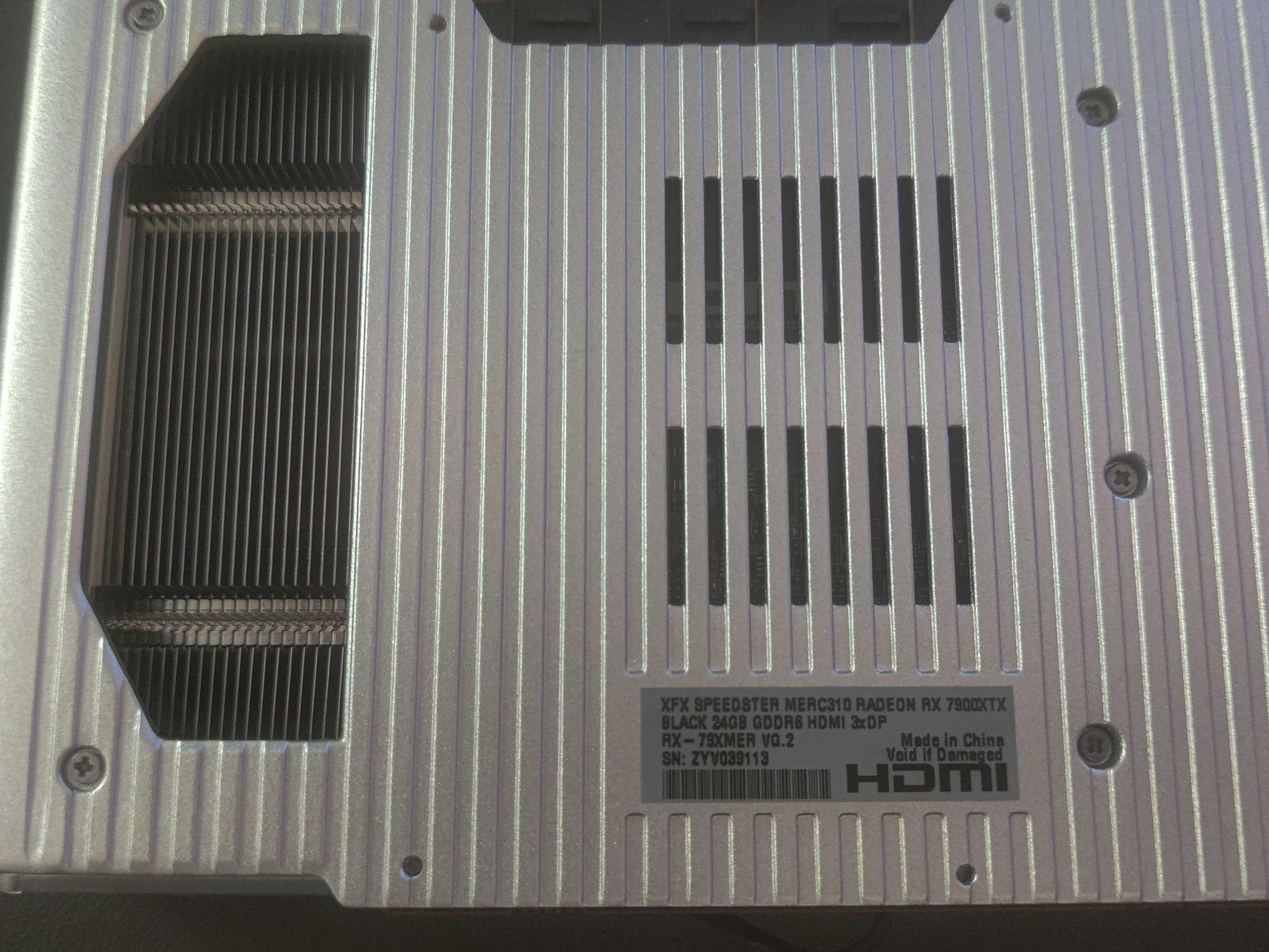 AMD RX 7900 XTX | XFX Speedster Merc 310 | 24 GB VRAM | Like new | GPU bracket INCLUDED!