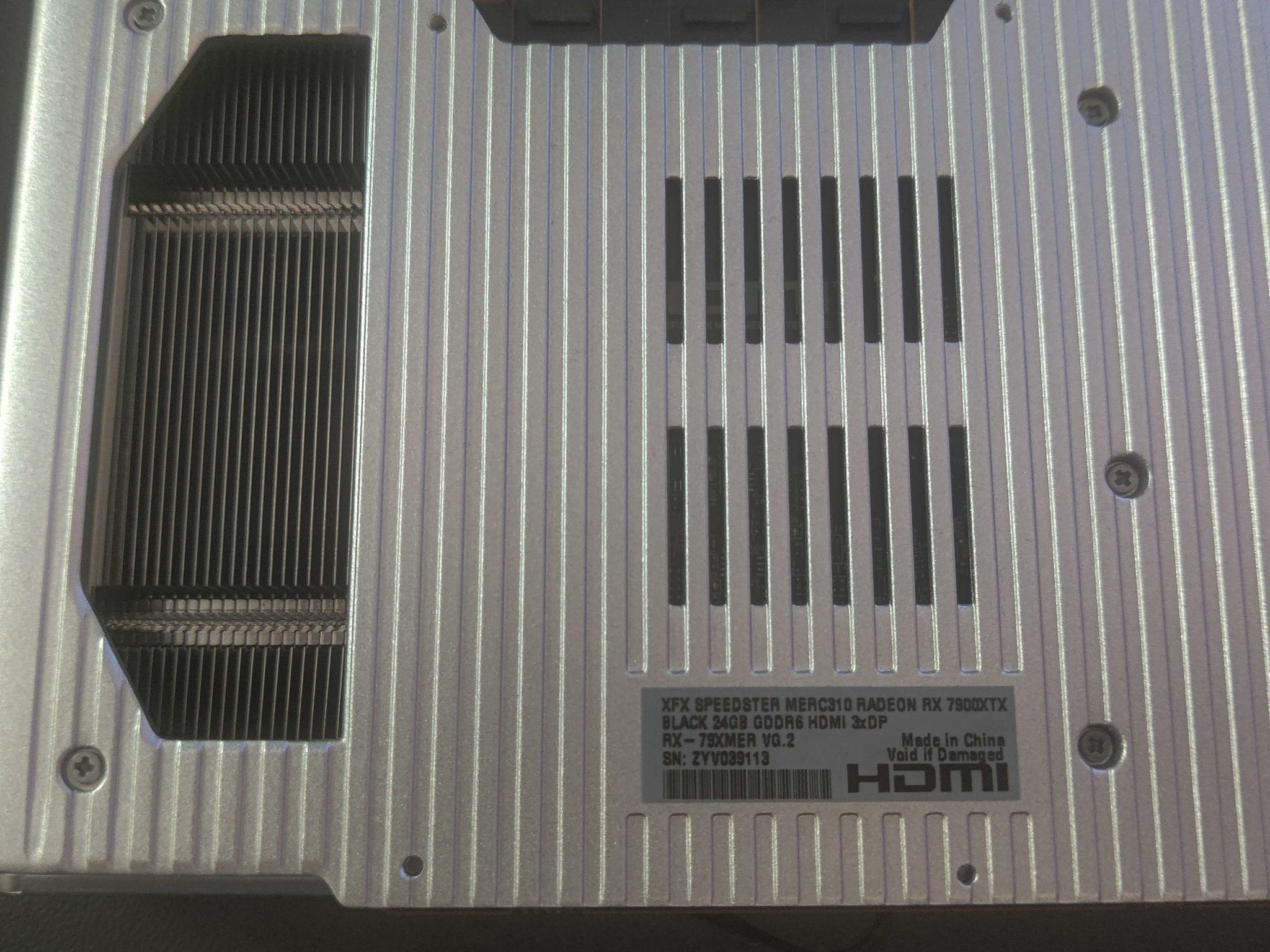 AMD RX 7900 XTX | XFX Speedster Merc 310 | 24 GB VRAM | Like new | GPU bracket INCLUDED!