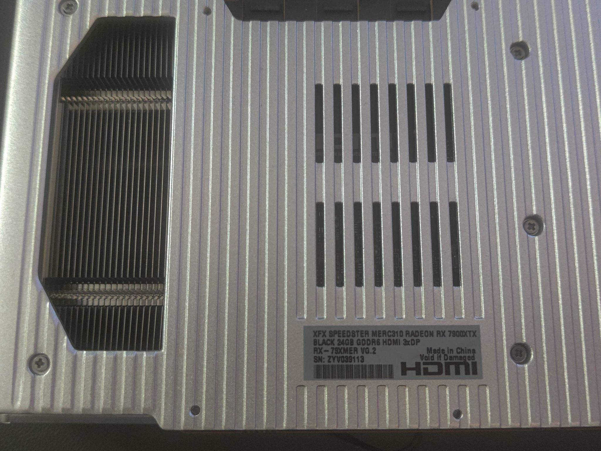 AMD RX 7900 XTX | XFX Speedster Merc 310 | 24 GB VRAM | Like new | GPU bracket INCLUDED!