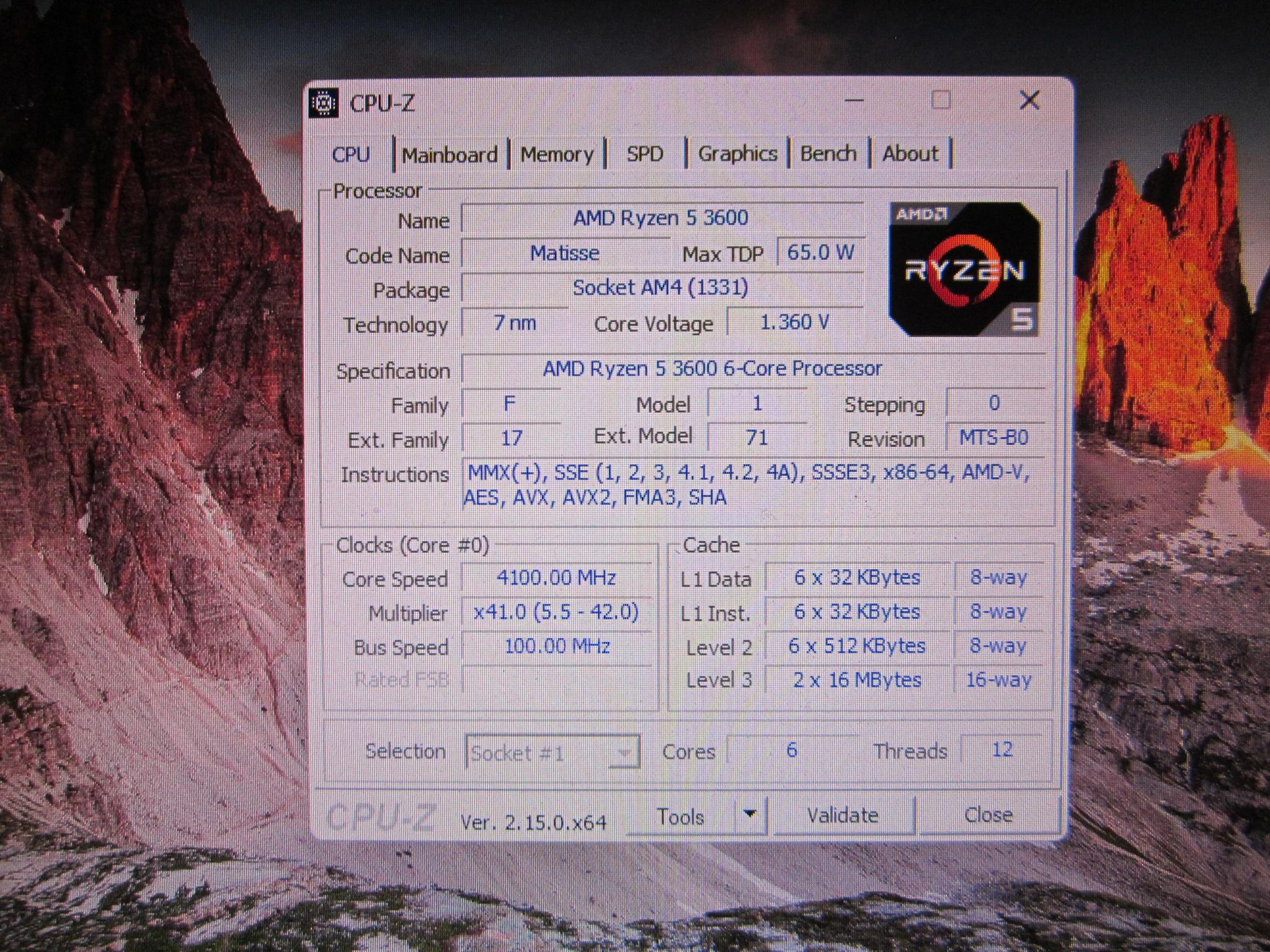 AMD Ryzen 5 3600 3.6GHz AM4 CPU with Cooler