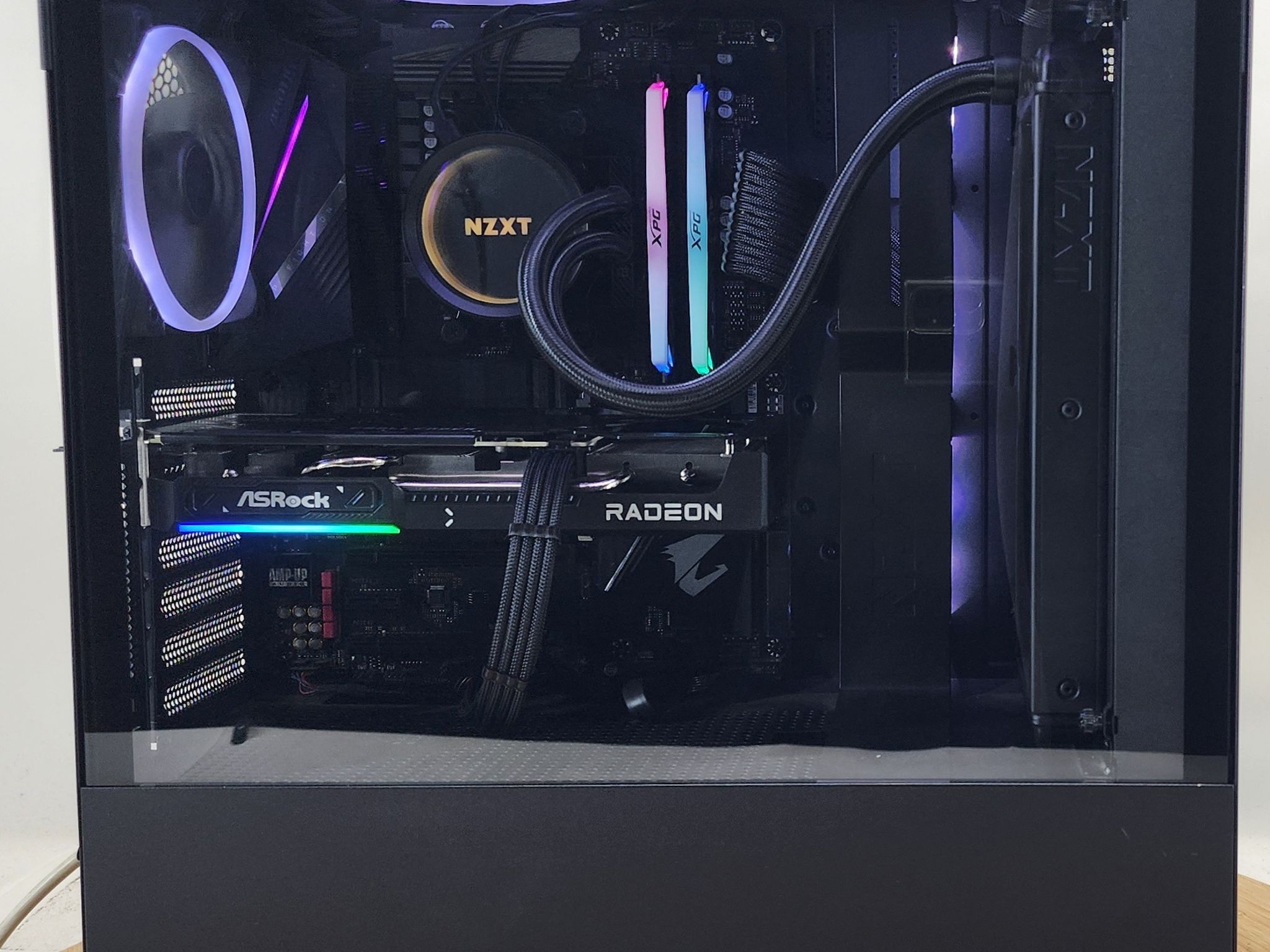Gaming PC Ryzen 5 5600X 16GB RAM 500GB SSD RX 9060 8GB Windows 11 Computer