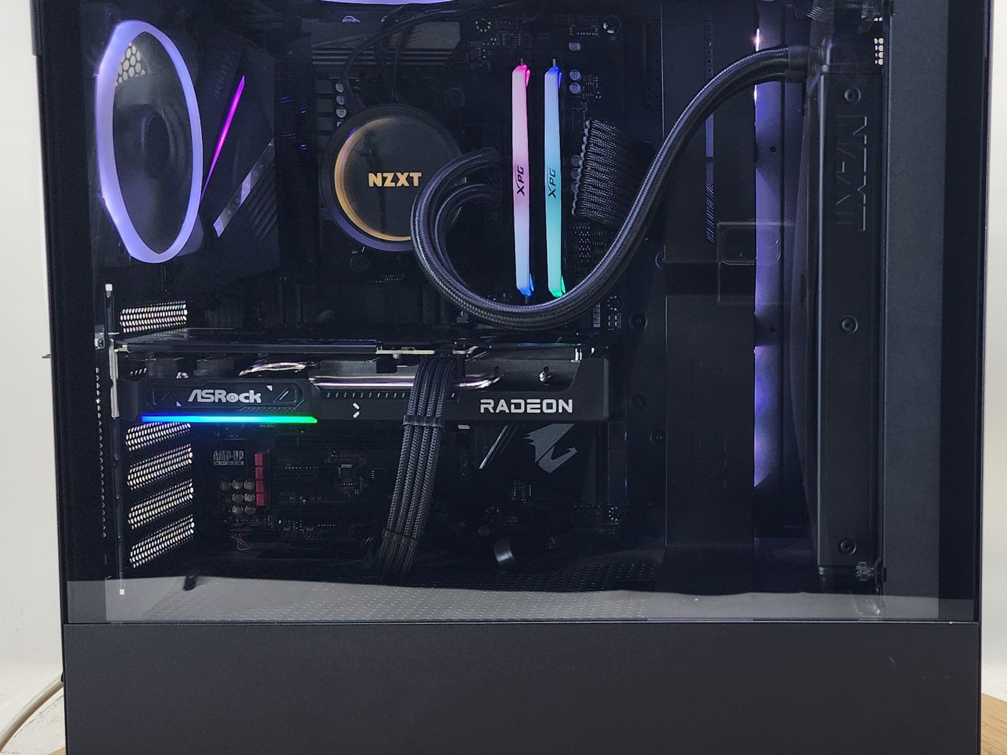 Gaming PC Ryzen 5 5600X 16GB RAM 500GB SSD RX 9060 8GB Windows 11 Computer
