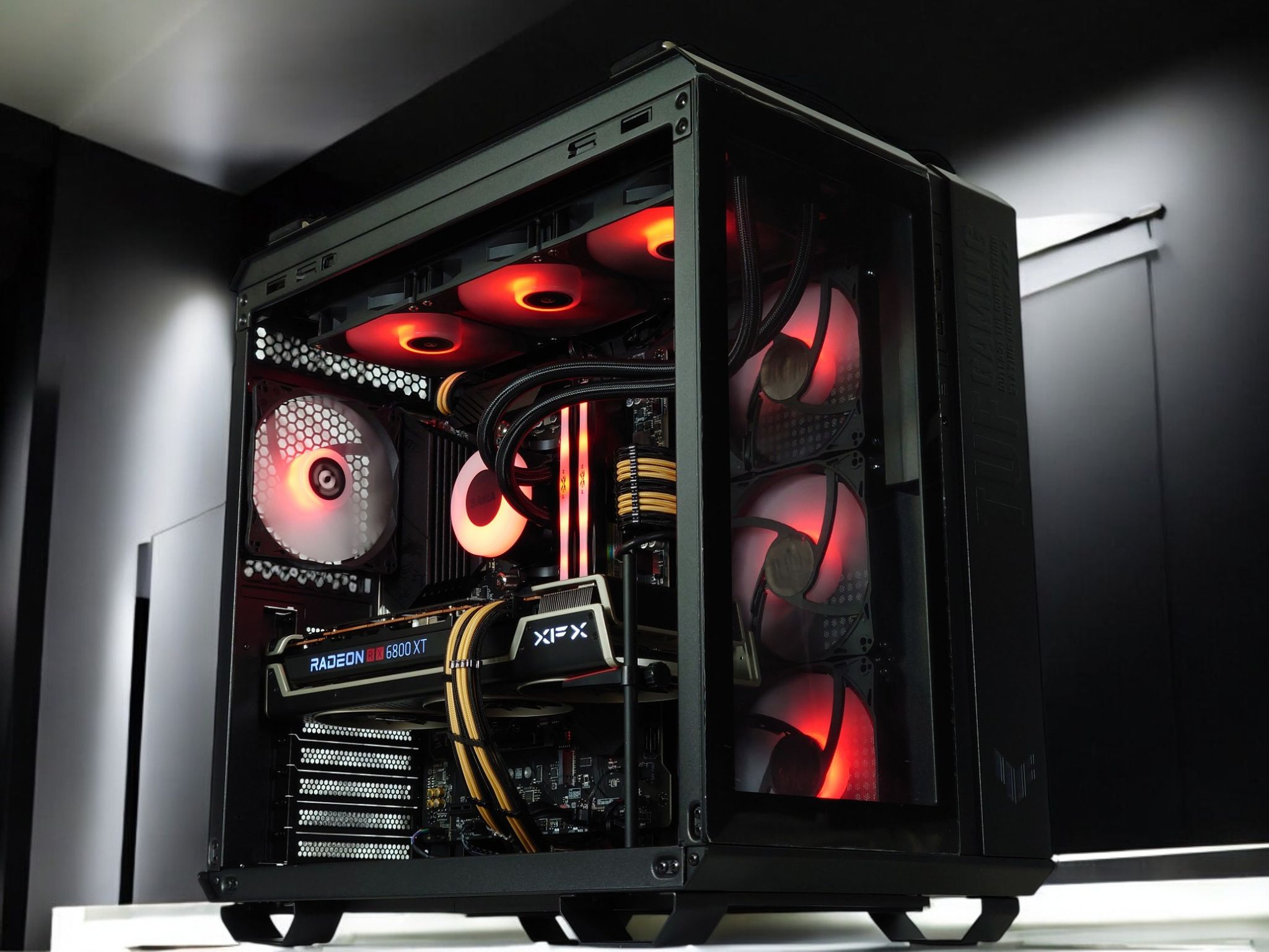 🪐Liquid Cooled Gaming PC⚡AMD RX 6800 XT 16GB⚡AMD Ryzen 7 5800X 8 core⚡32GB DDR4⚡1TB SSD