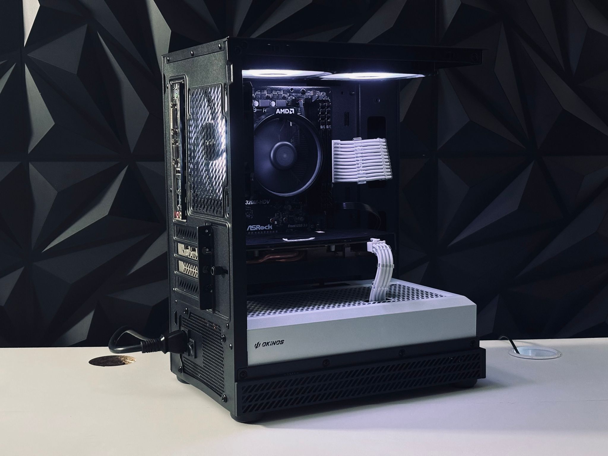 🤍⚡️🦾 White Gaming PC - RTX 3080 / Ryzen 5 5500 / 16GB RAM / 512GB Storage / WIFI + BT 🦾⚡️🤍