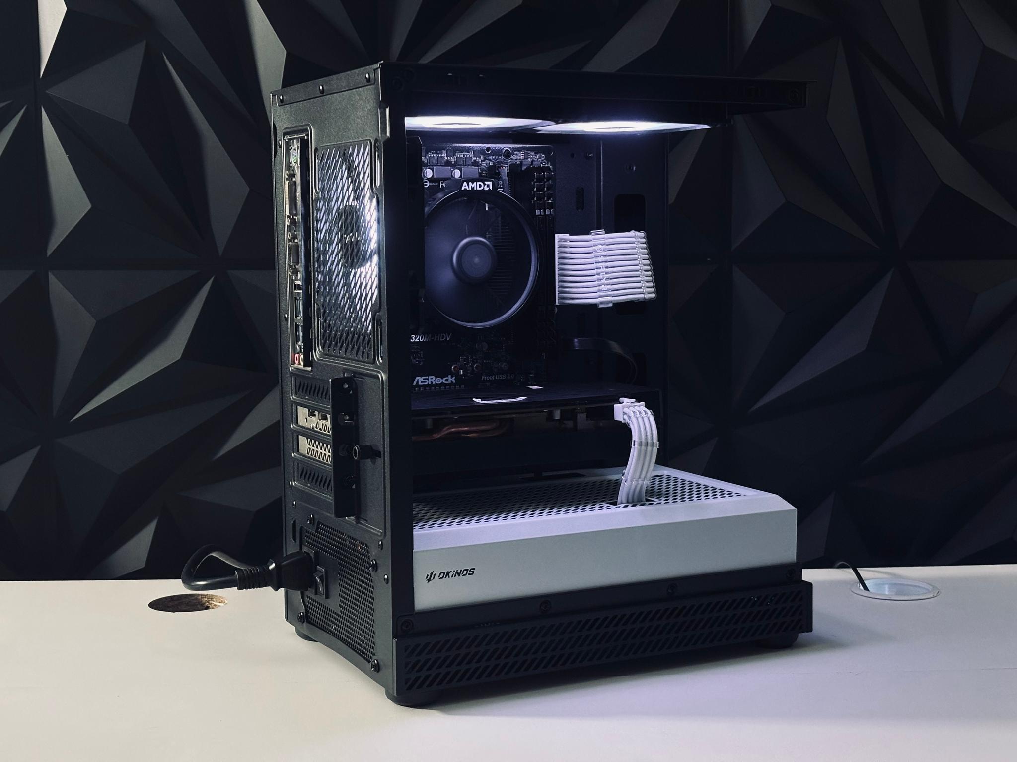 🤍⚡️🦾 White Gaming PC - RTX 3080 / Ryzen 5 5500 / 16GB RAM / 512GB Storage / WIFI + BT 🦾⚡️🤍
