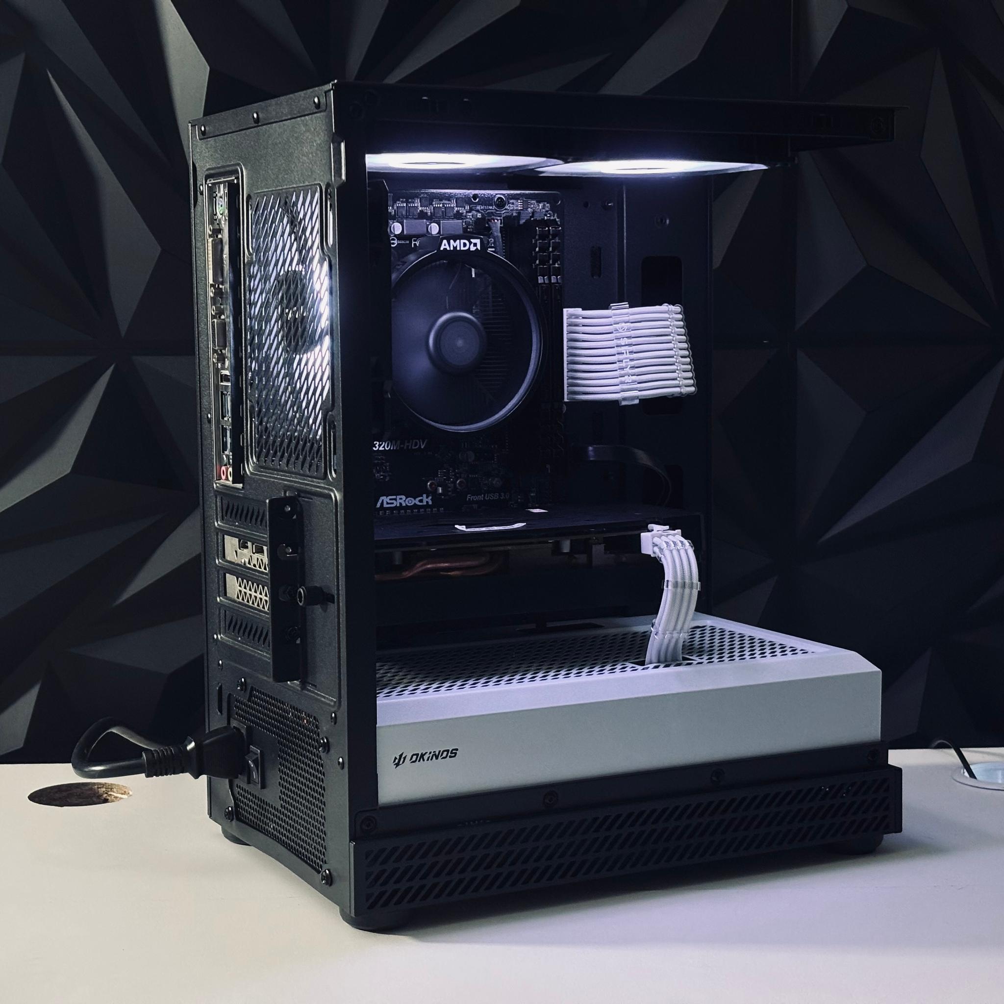 🤍⚡️🦾 White Gaming PC - RTX 3080 / Ryzen 5 5500 / 16GB RAM / 512GB Storage / WIFI + BT 🦾⚡️🤍