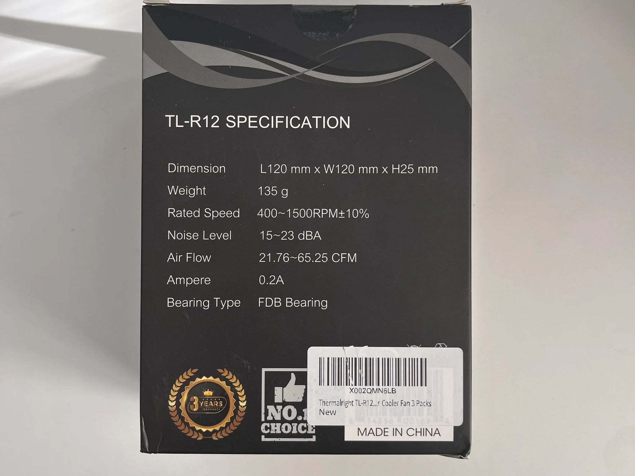 Thermalright TL-R12 3x120mm RGB Fans