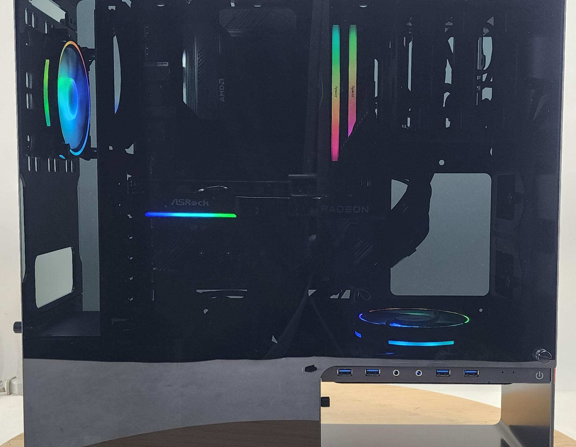 Gaming PC Ryzen 5 5500 16GB RAM 500GB SSD RX 9060 8GB Windows 11 Computer