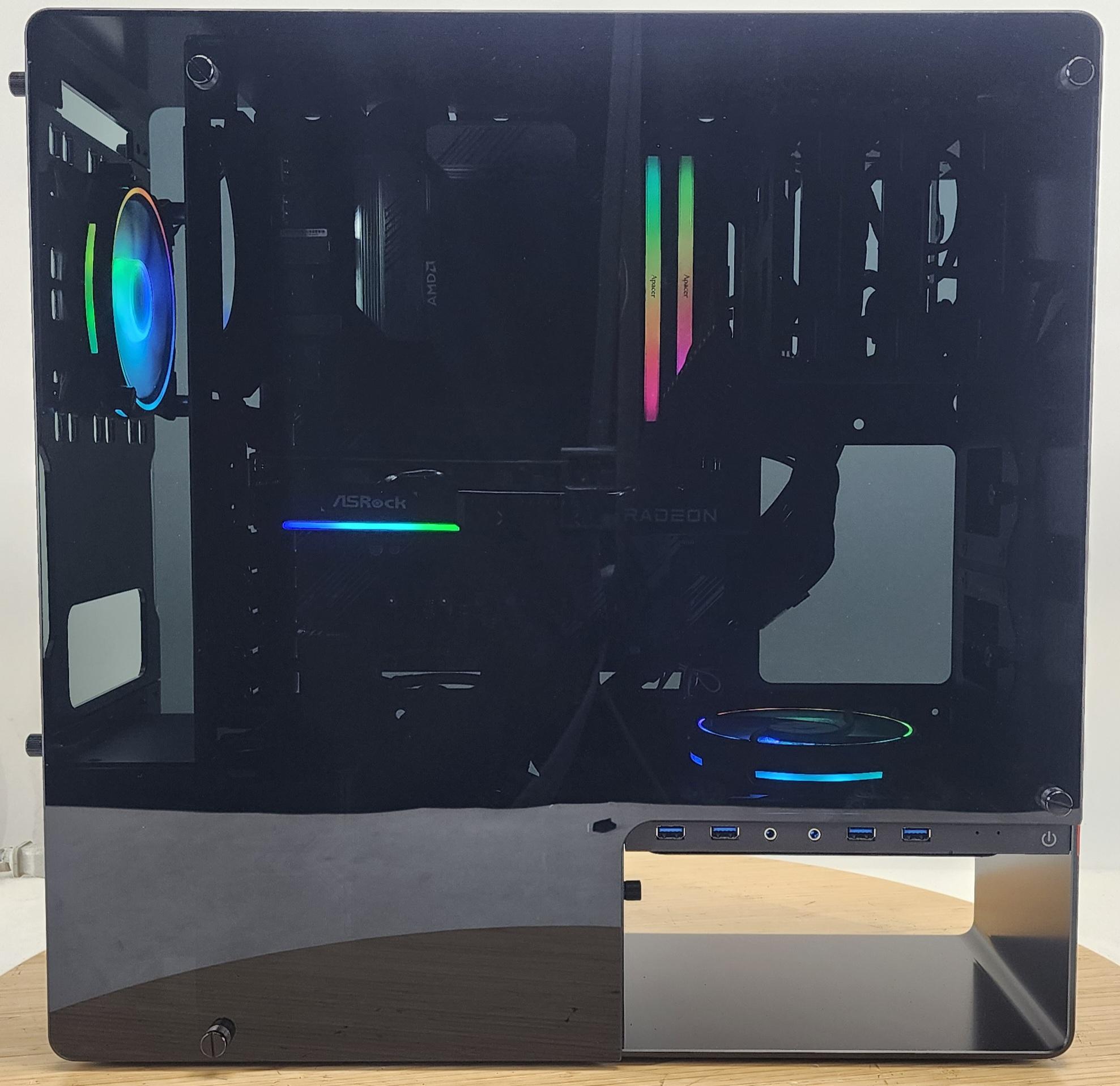 Gaming PC Ryzen 5 5500 16GB RAM 500GB SSD RX 9060 8GB Windows 11 Computer