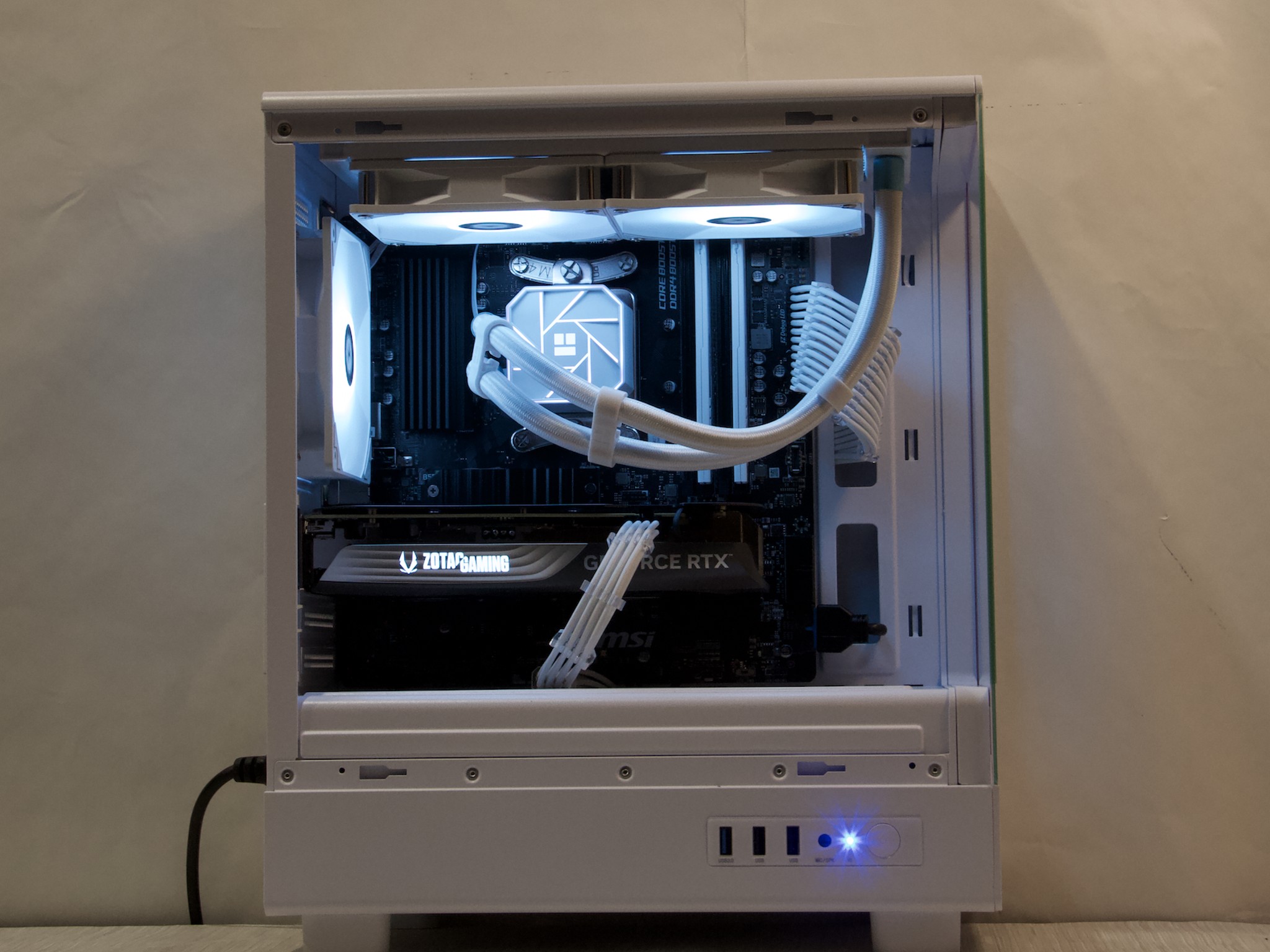 RTX 4070, Ryzen 7 5700X, 32GB DDR4, 1TB NVMe SSD, WiFi, Windows 11 Pro - Custom Gaming PC